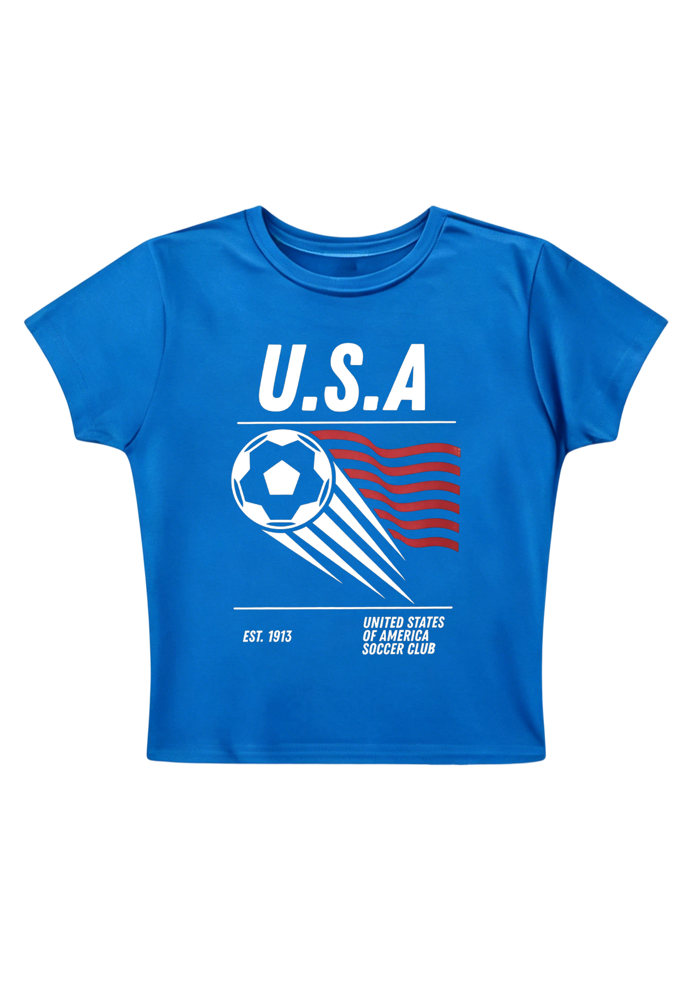 USA Soccer Club Y2K Baby Tee