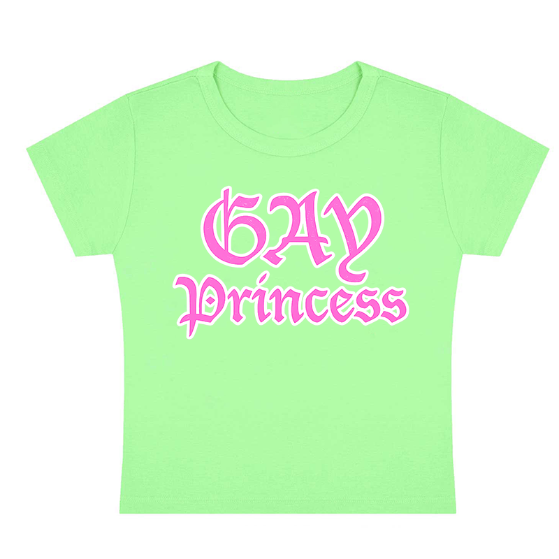 Gay Princess Y2k Baby Tee