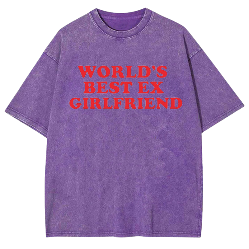 World's Best Ex Girlfriend Y2K Washed Tee