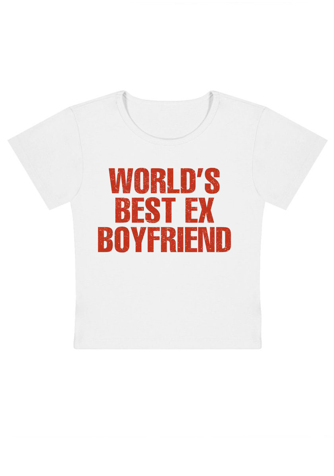 World's Best Ex Boyfriend Y2k Baby Tee