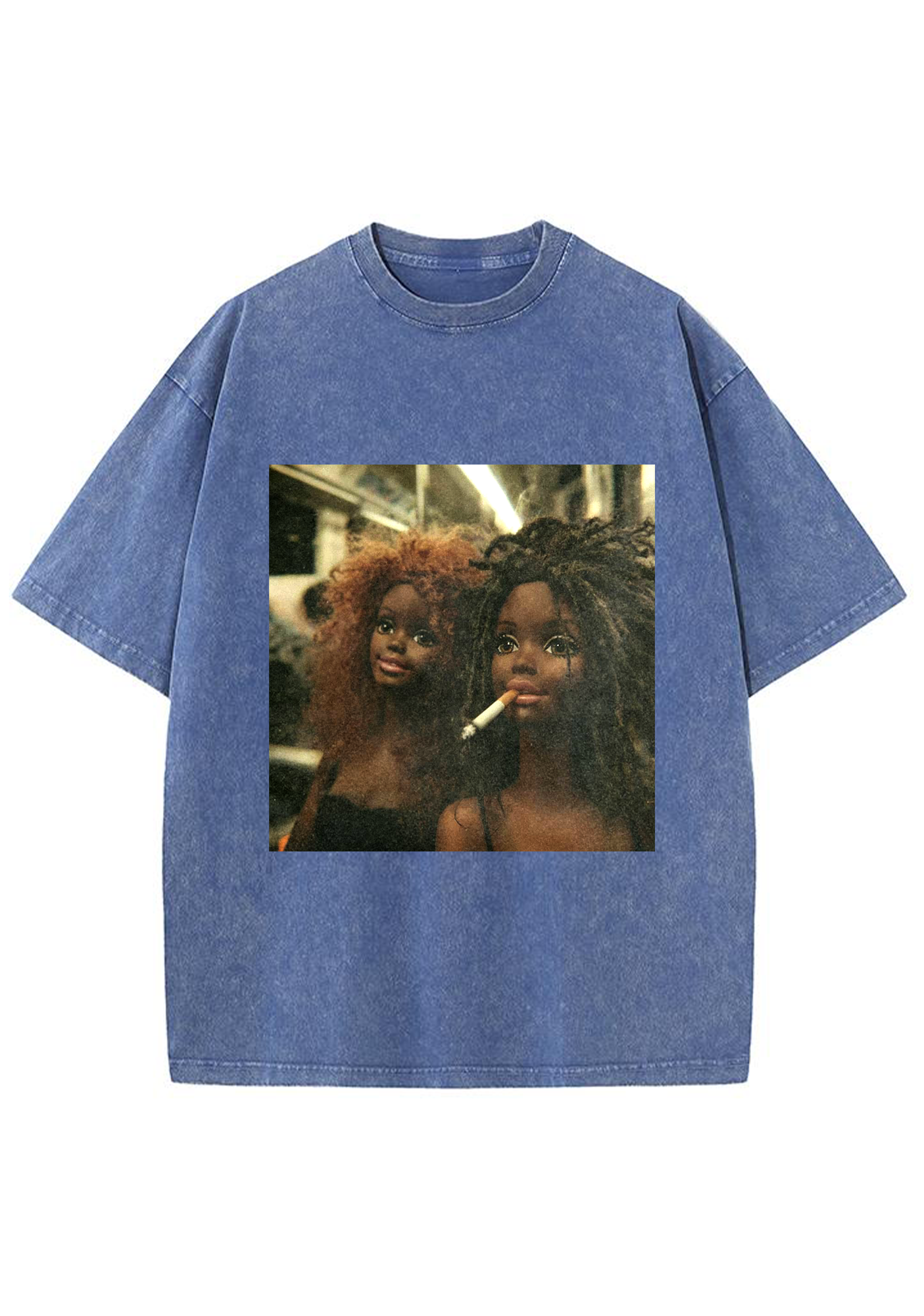 Subway Barbie Dolls Retro Washed Tee