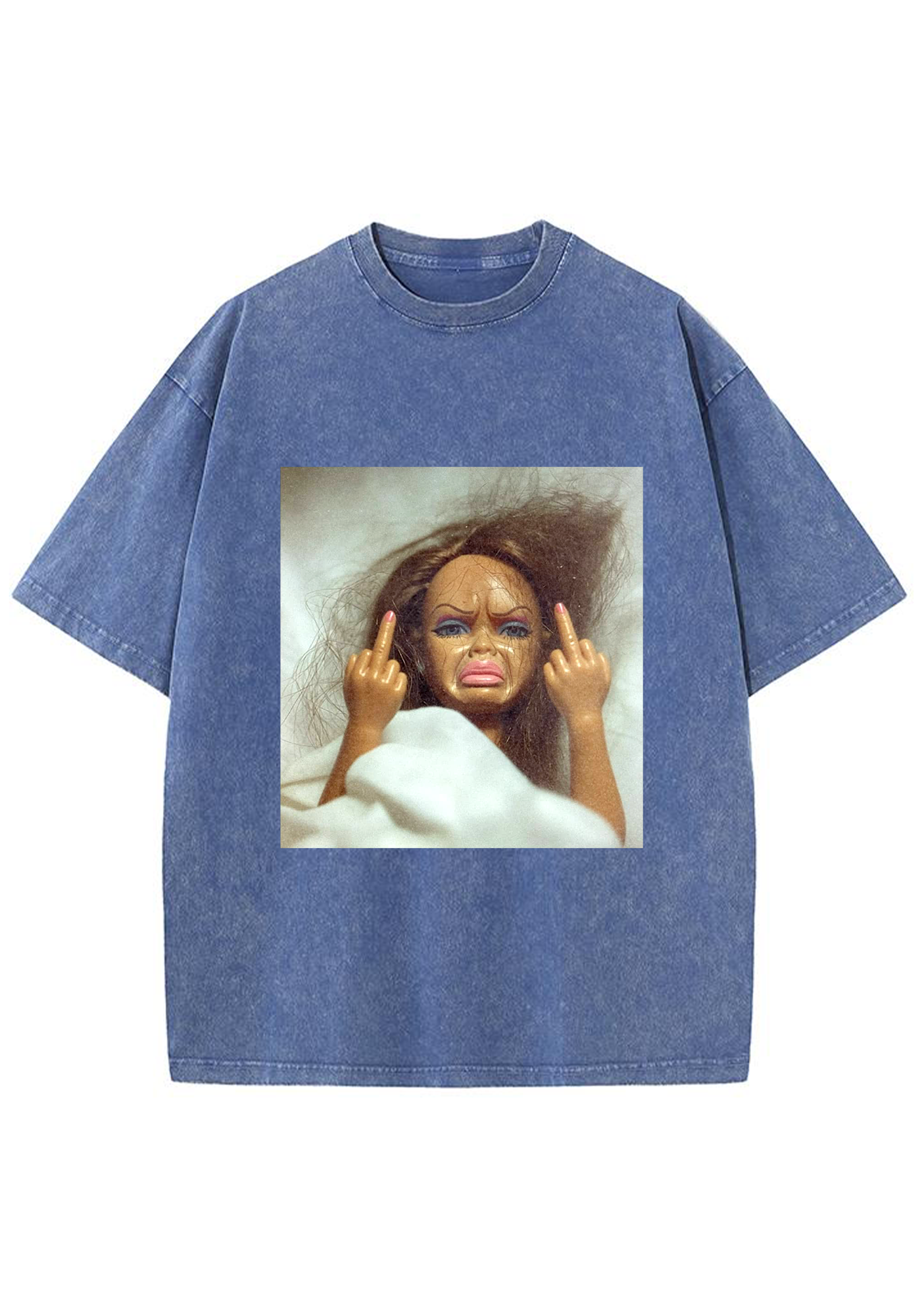 Vintage Grunge Bed Head Barbie Attitude Y2K Washed Tee