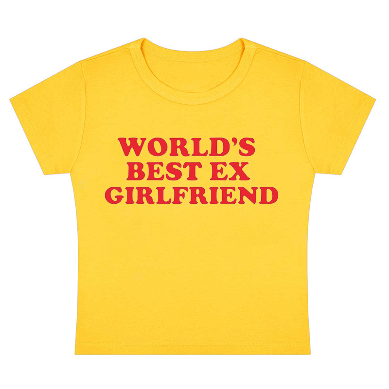 World's Best Ex Girlfriend Y2k Baby Tee