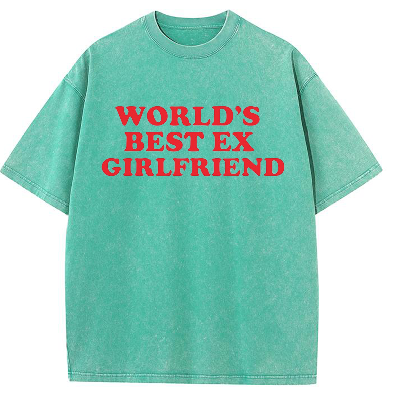 World's Best Ex Girlfriend Y2K Washed Tee