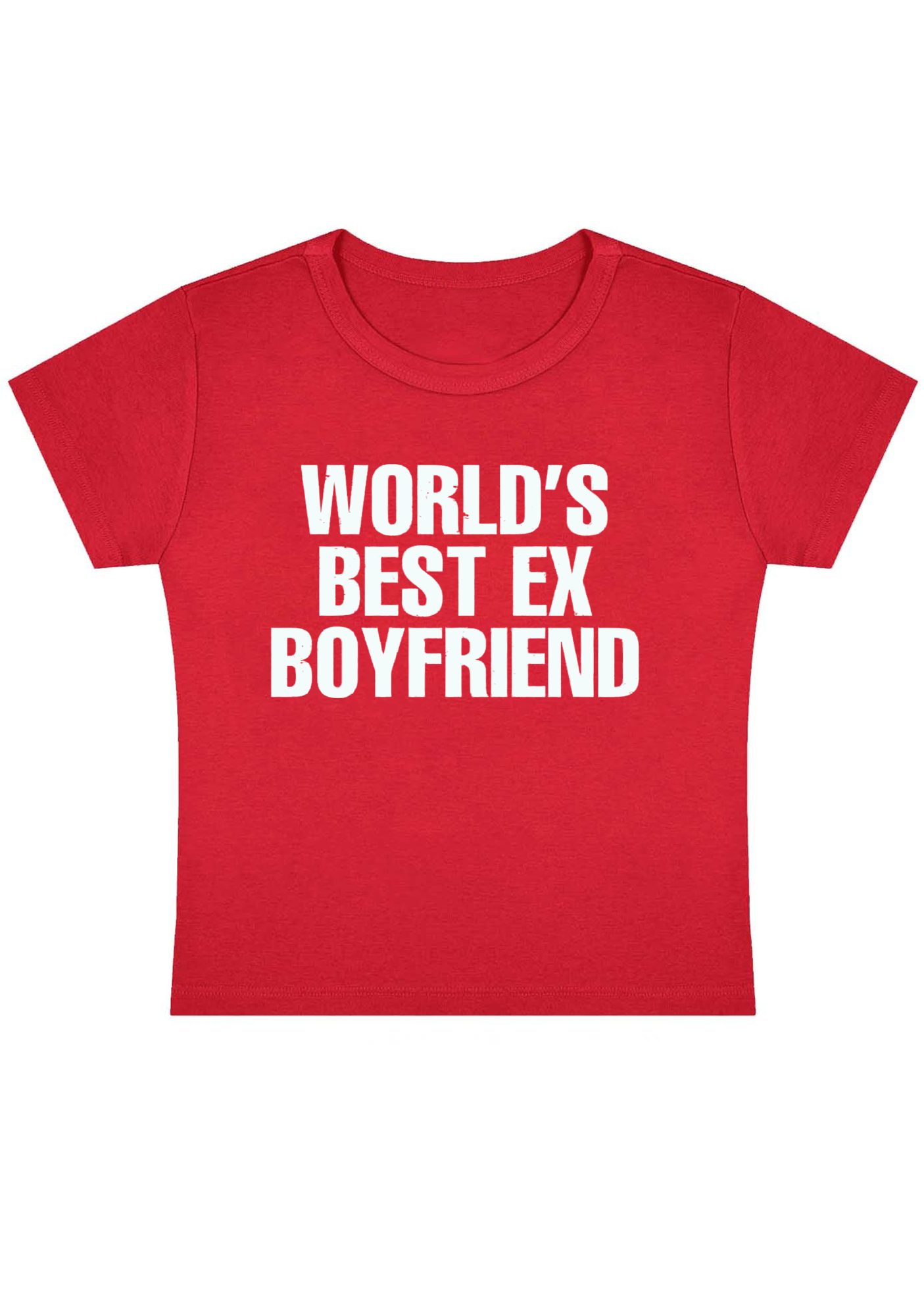 World's Best Ex Boyfriend Y2k Baby Tee