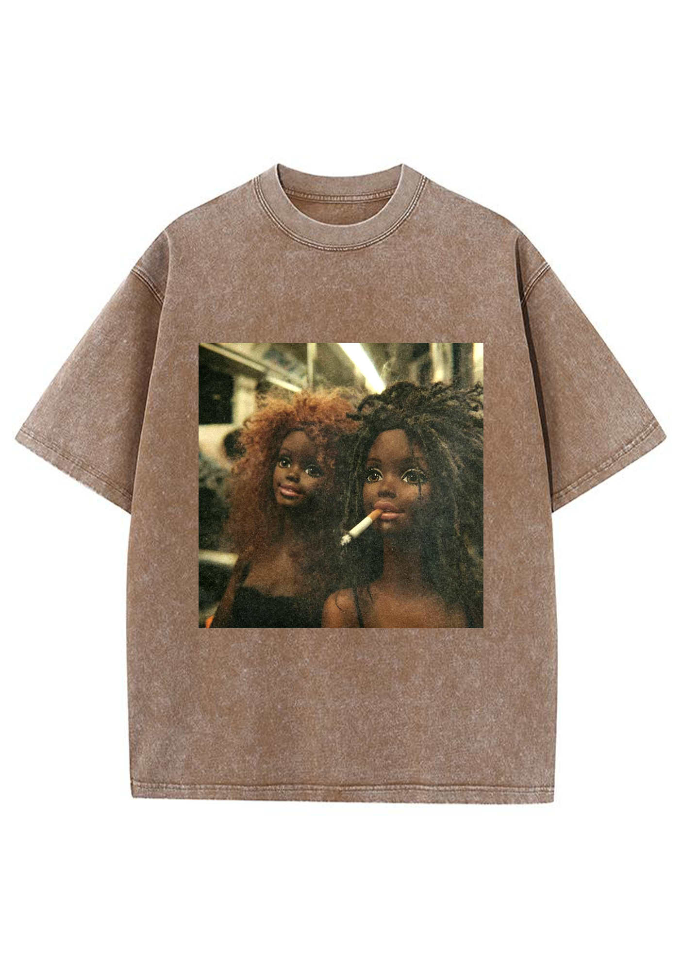 Subway Barbie Dolls Retro Washed Tee