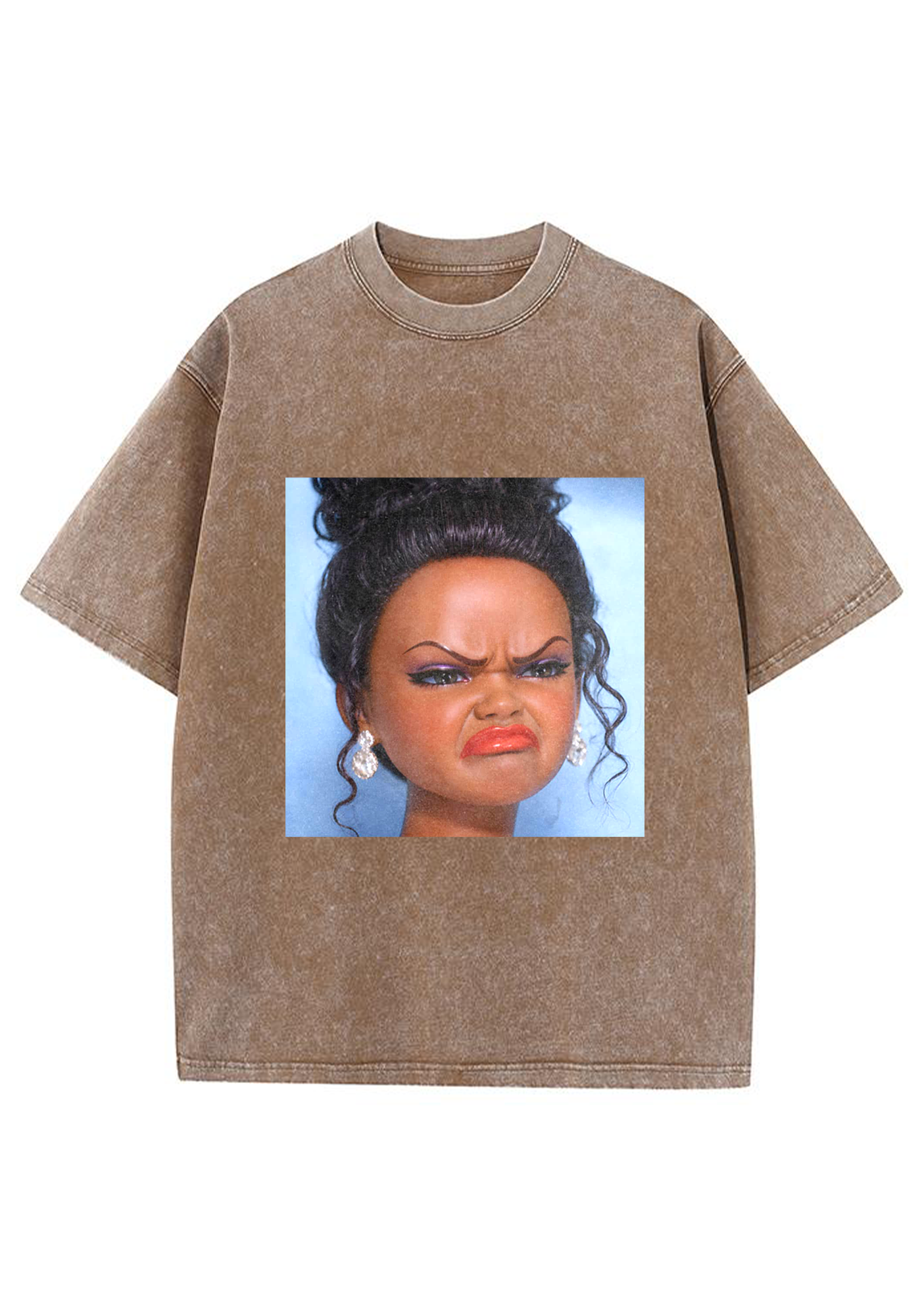 Quirky Unimpressed Barbie Washed Tee