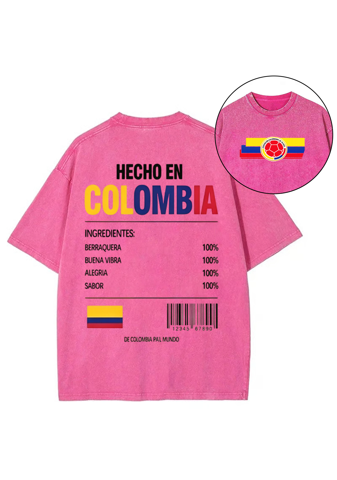 Hecho En Colombia Washed Tee