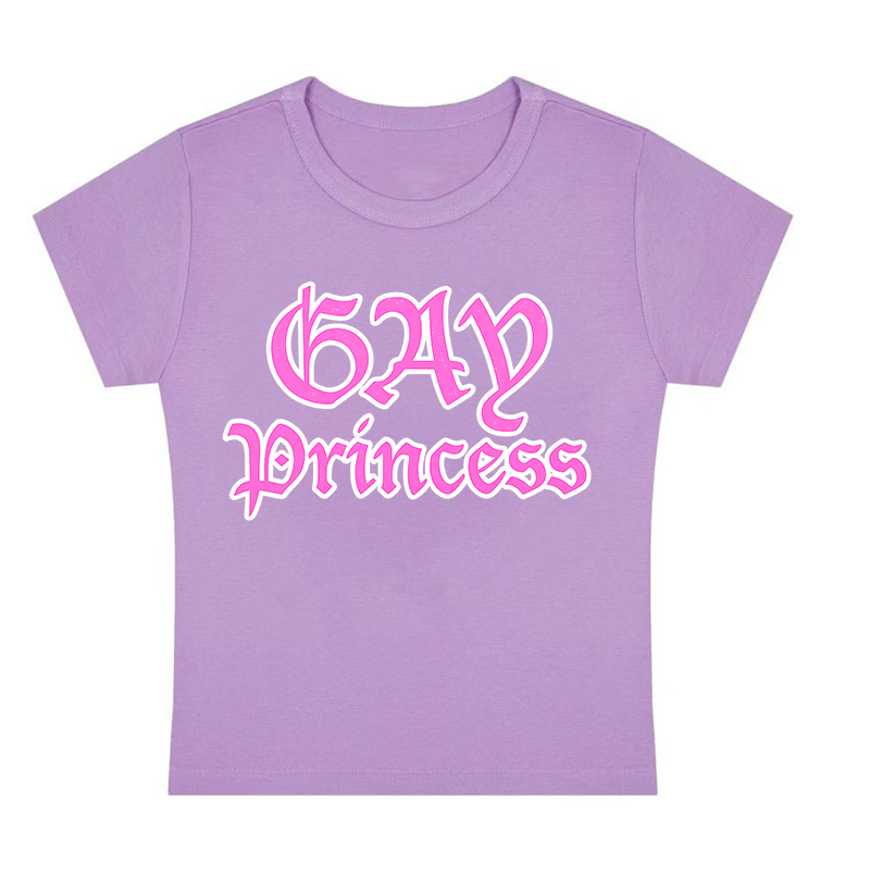 Gay Princess Y2k Baby Tee