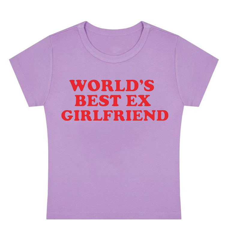 World's Best Ex Girlfriend Y2k Baby Tee