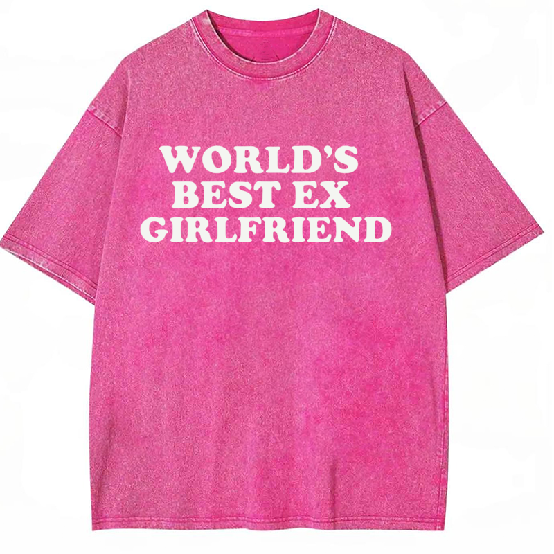 World's Best Ex Girlfriend Y2K Washed Tee