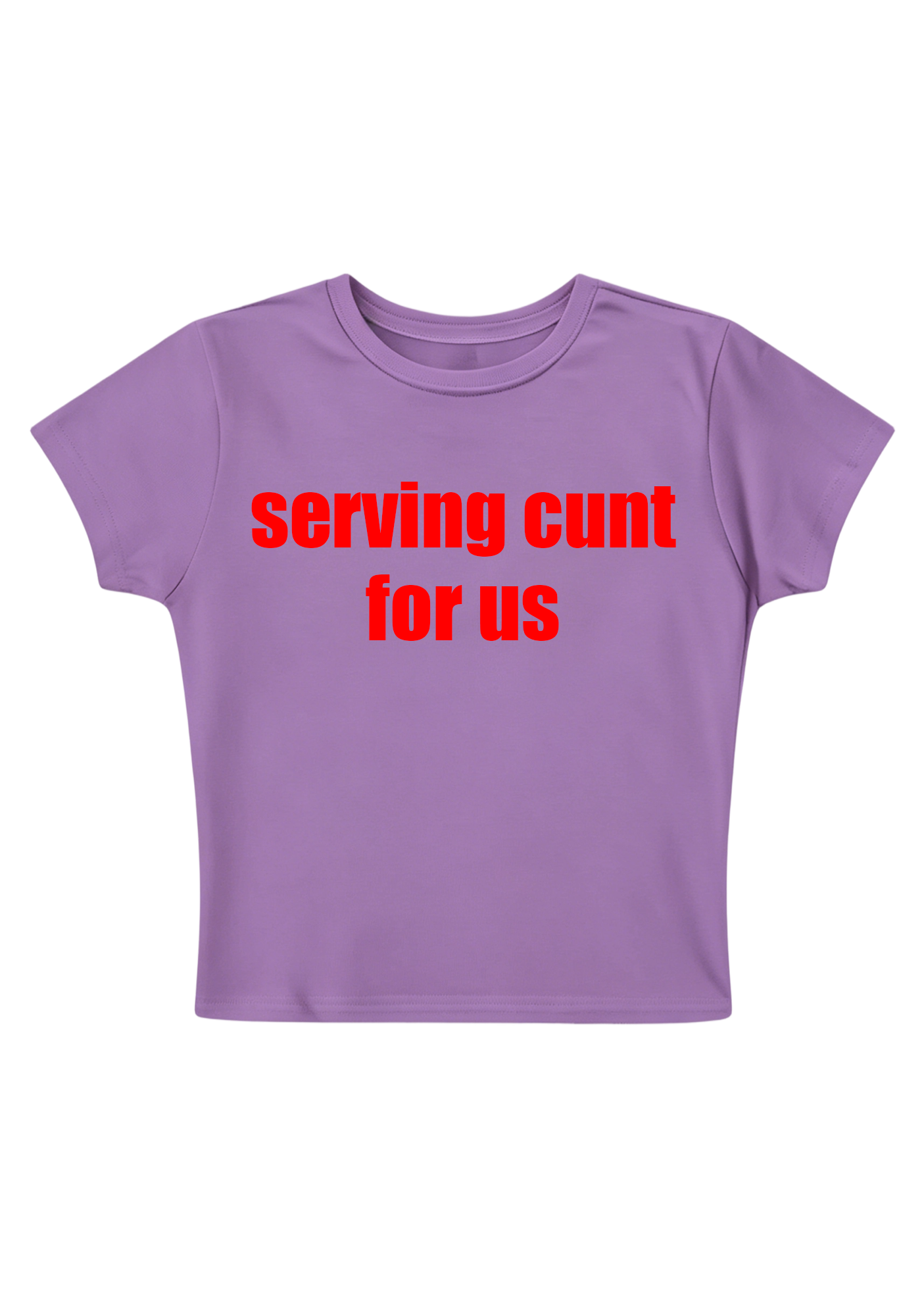 Serving Cxxt for US Y2K Baby Tee