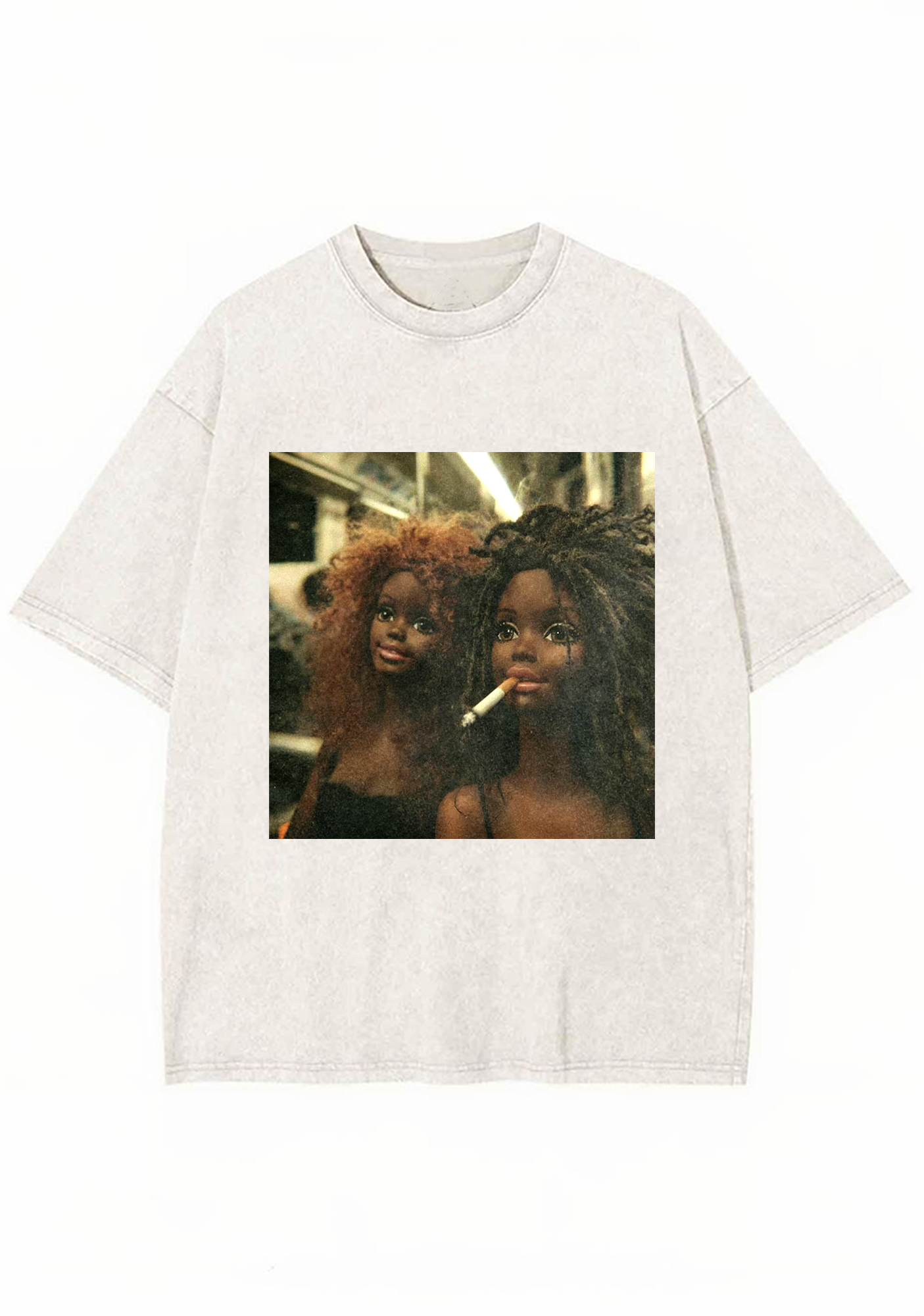 Subway Barbie Dolls Retro Washed Tee