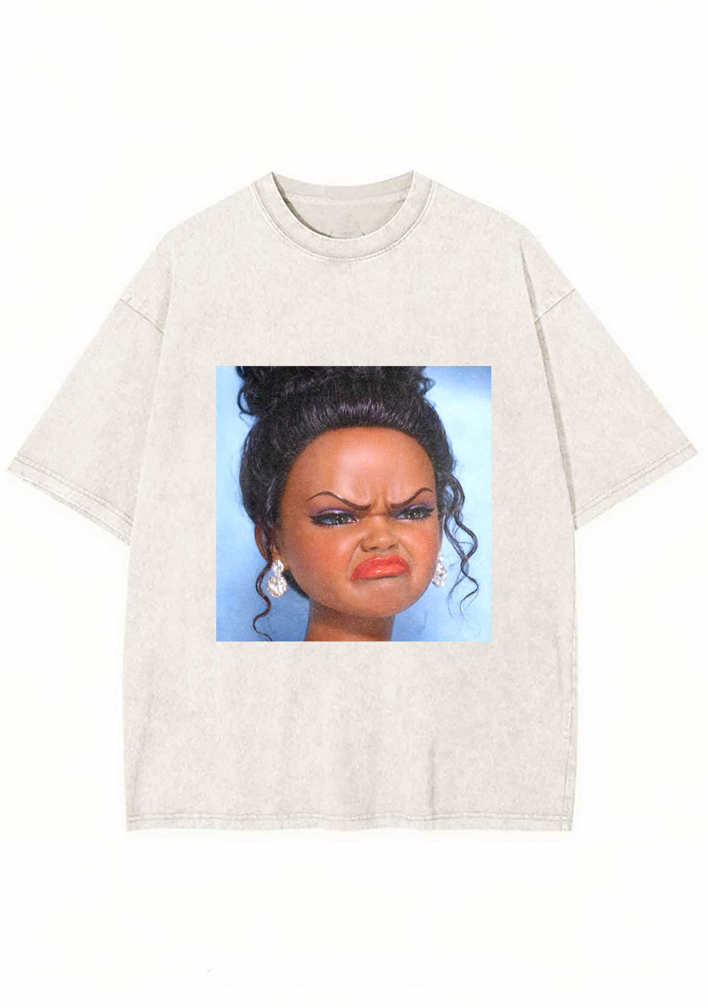Quirky Unimpressed Barbie Washed Tee
