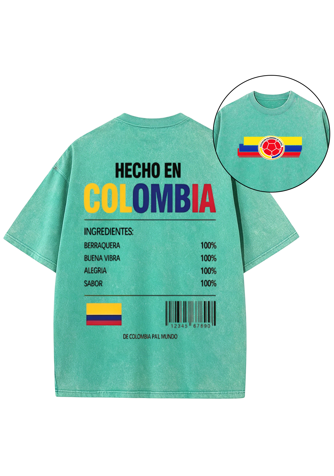 Hecho En Colombia Washed Tee