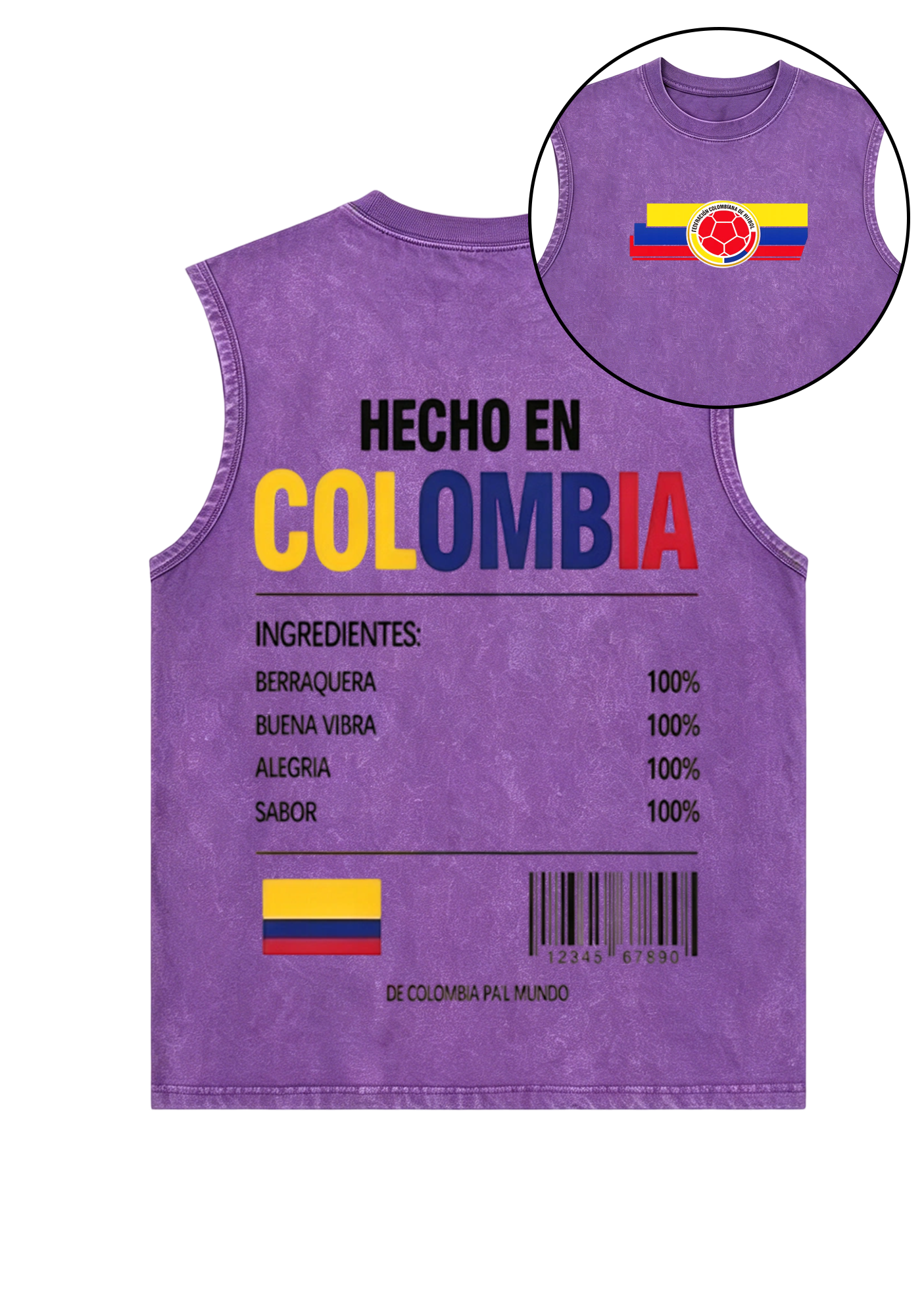 [Copy]Hecho En Colombia Washed Tank