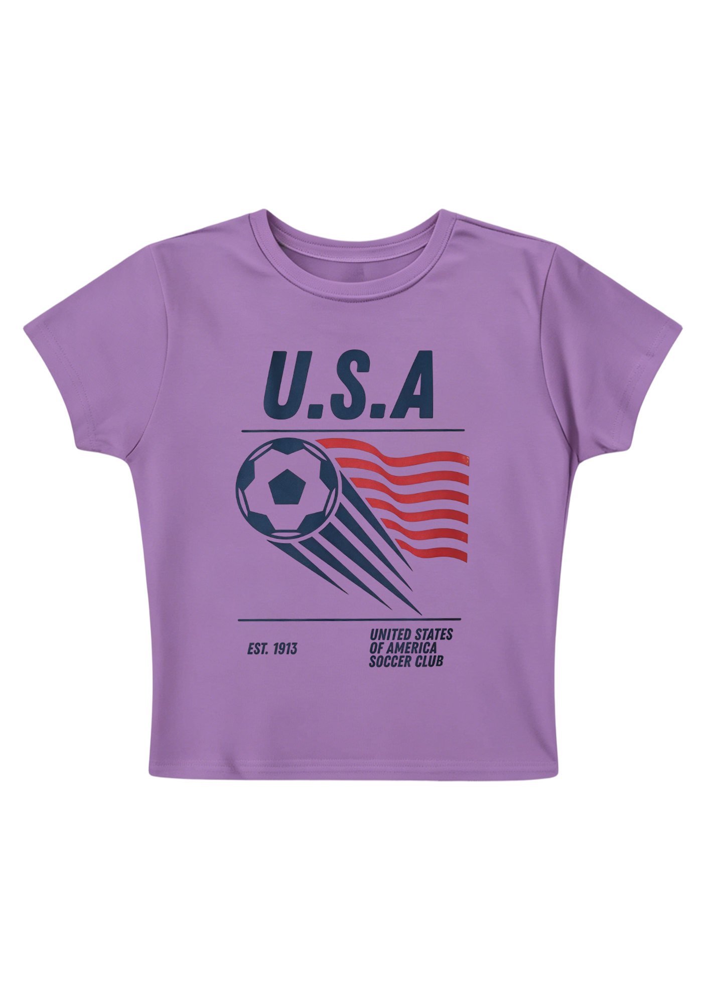 USA Soccer Club Y2K Baby Tee