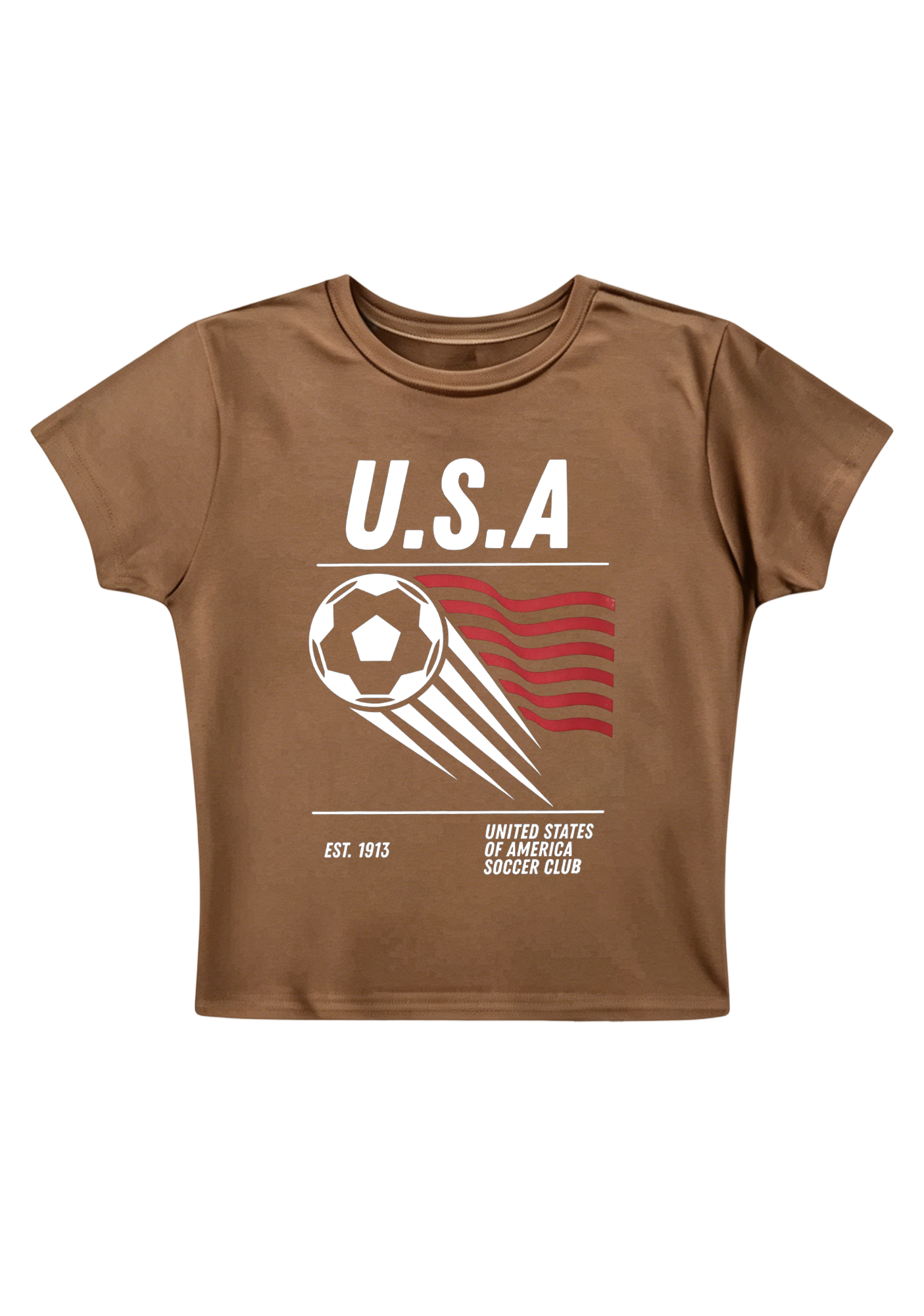 USA Soccer Club Y2K Baby Tee