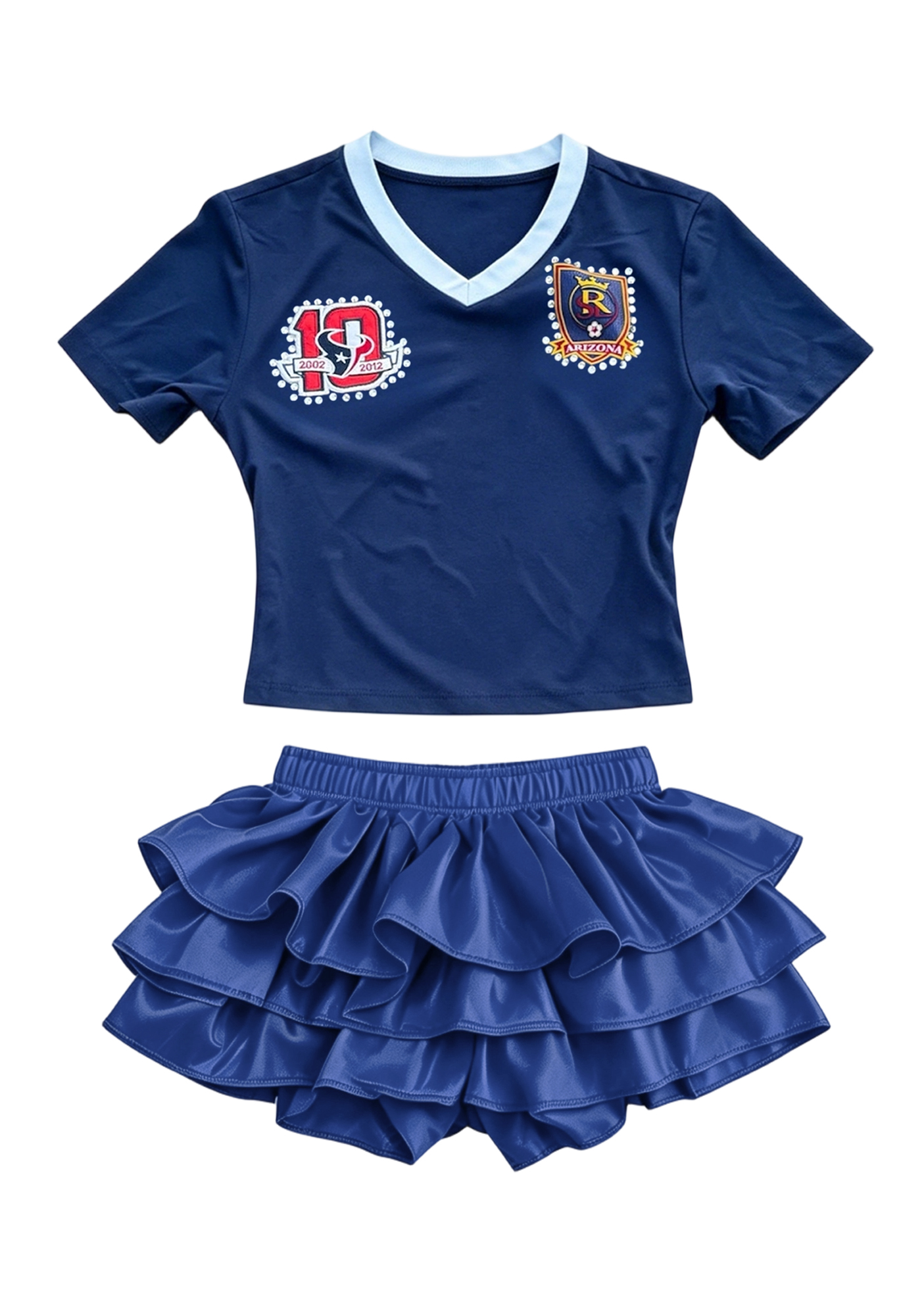 Arizona Jersey Shirts and Mini dress Set