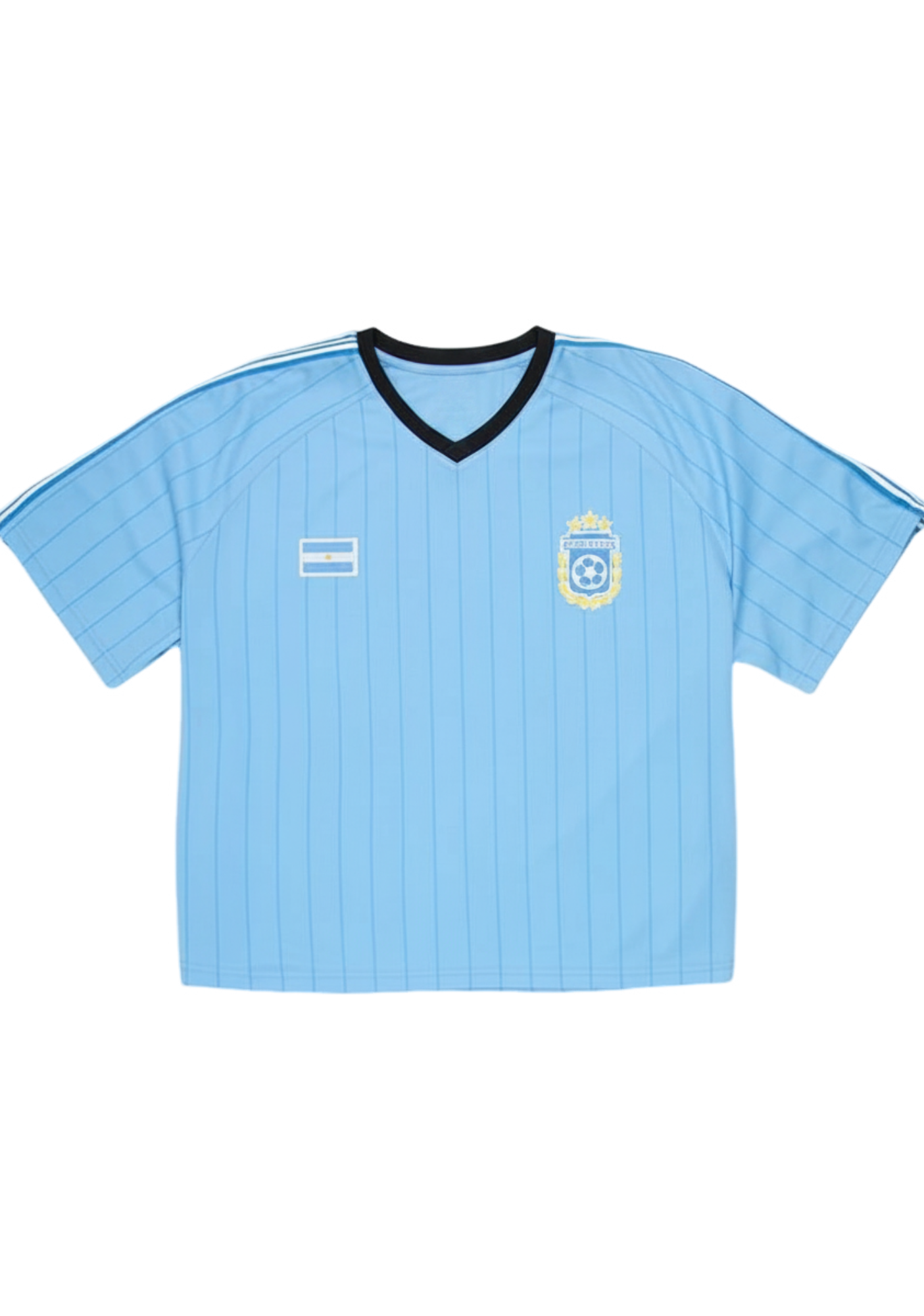 Argentina Baggy Crop Soccer Jersey