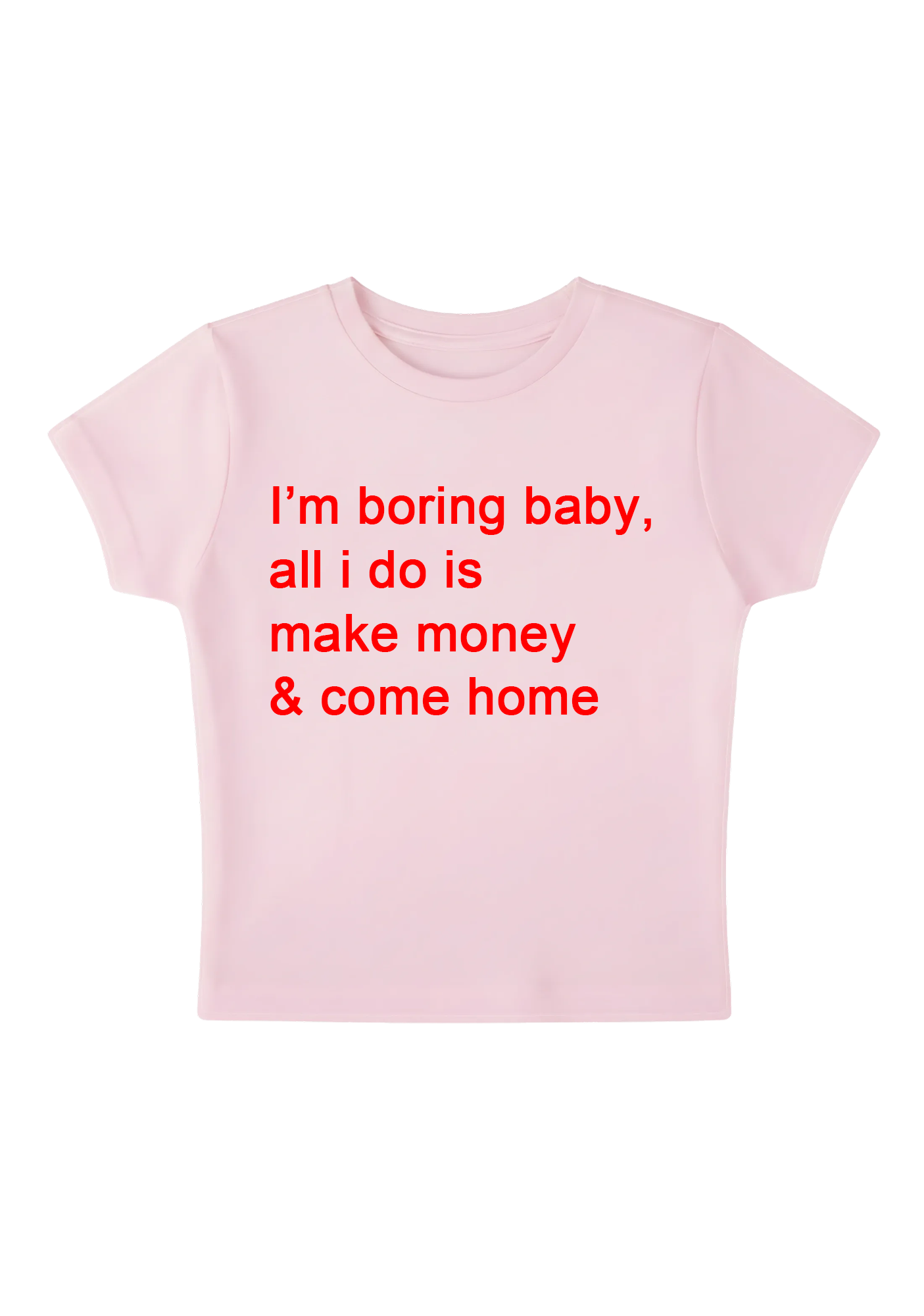 I'm Boring Baby Y2K Baby Tee