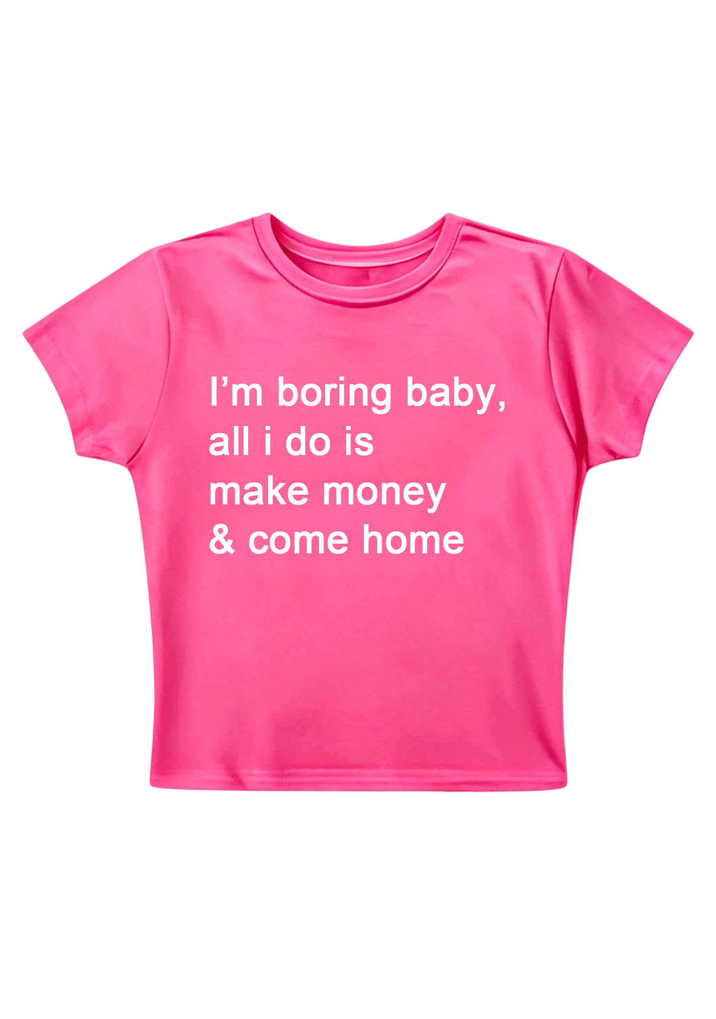 I'm Boring Baby Y2K Baby Tee