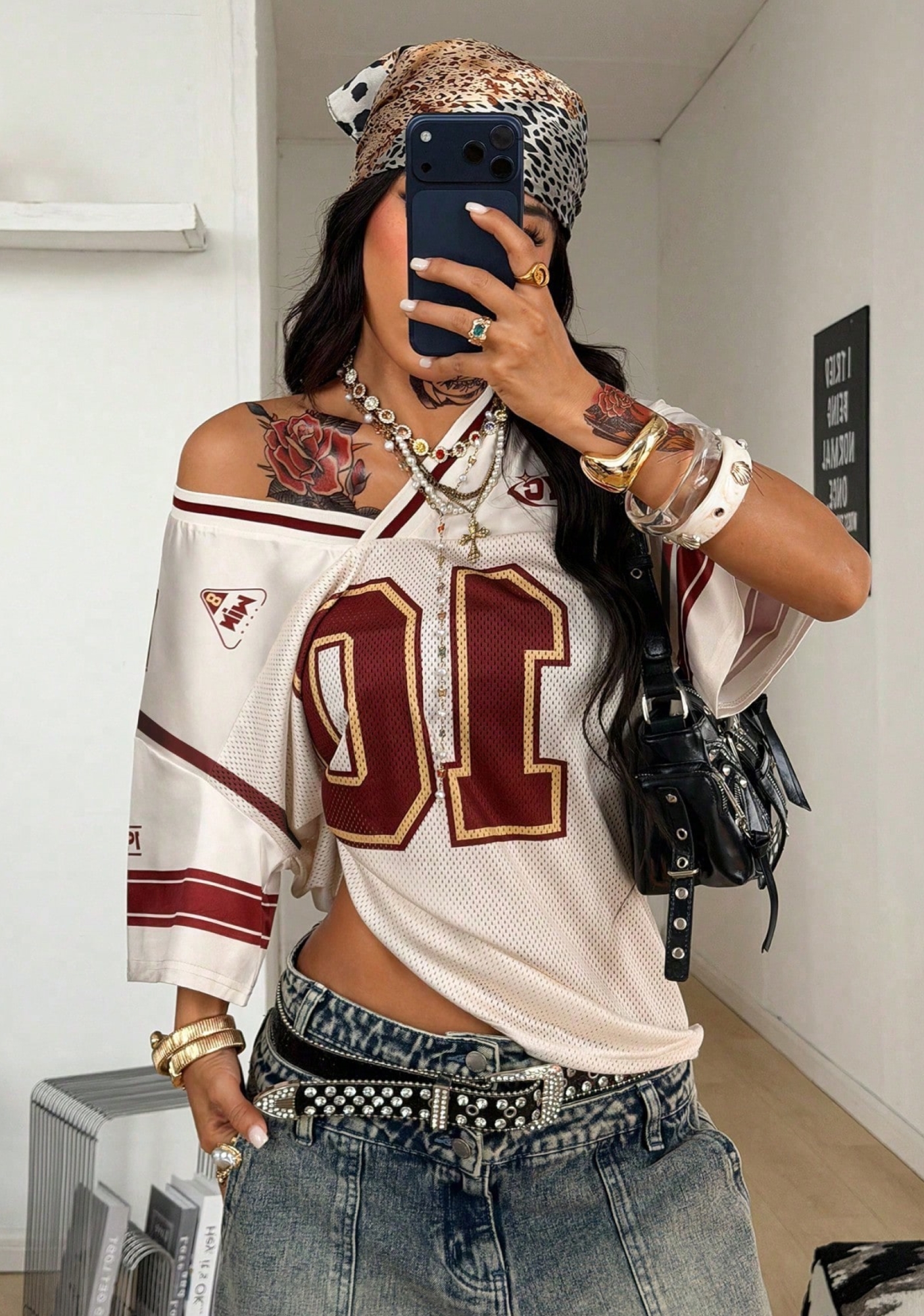 Women's Summer Streetwear Mesh Jersey Shirts