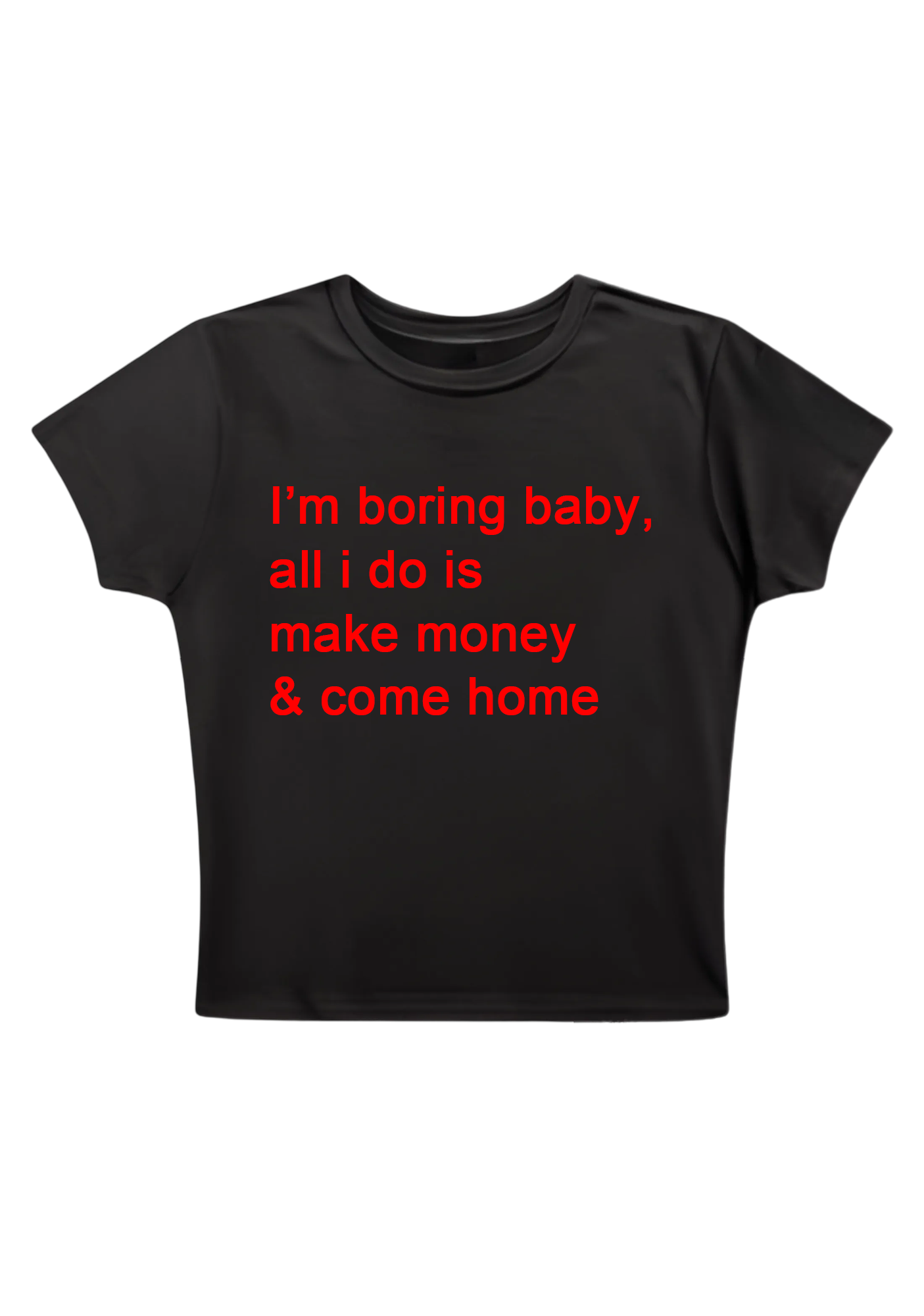 I'm Boring Baby Y2K Baby Tee