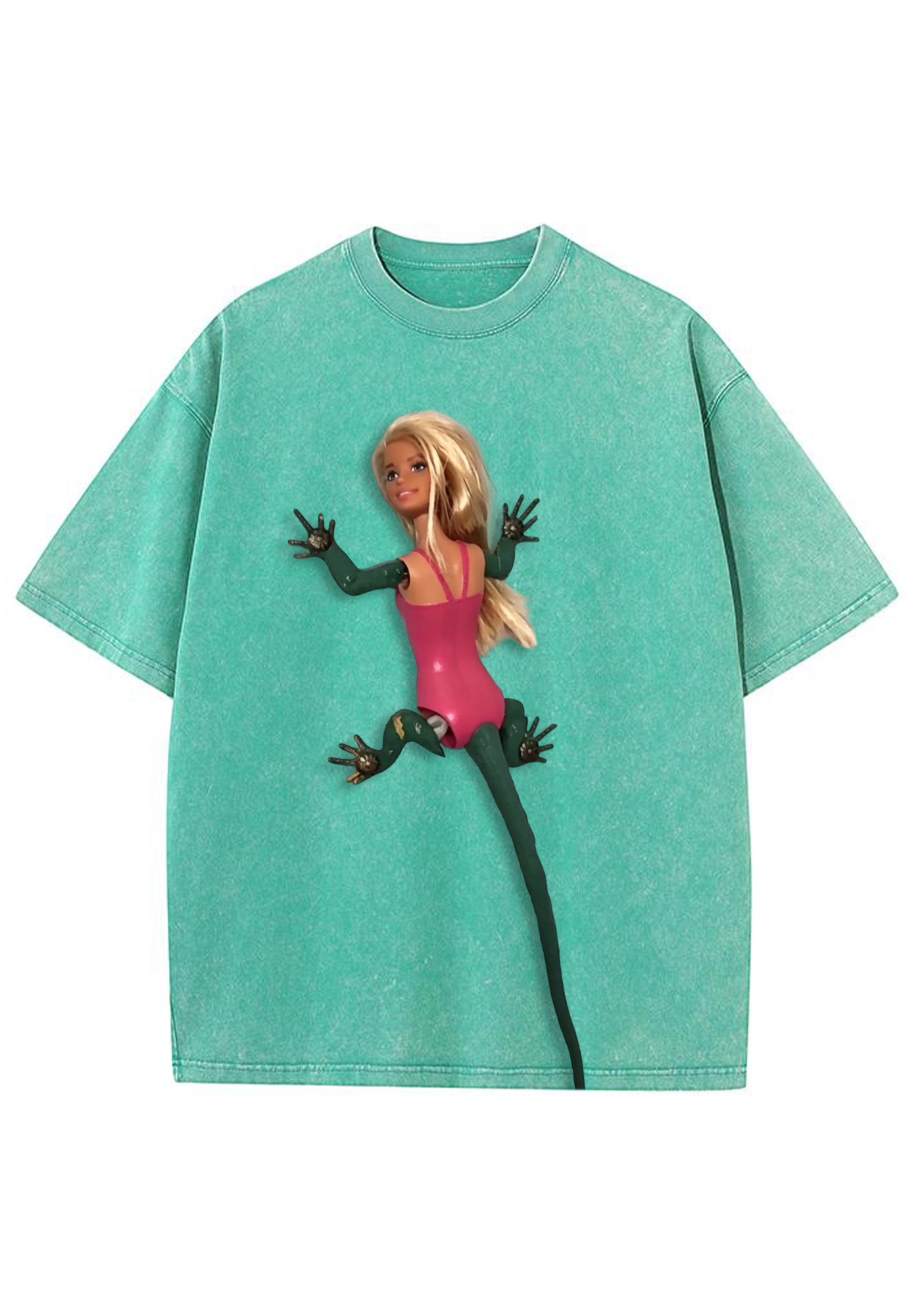 Weird Lizard Barbie Hybrid Doll Washed Tee