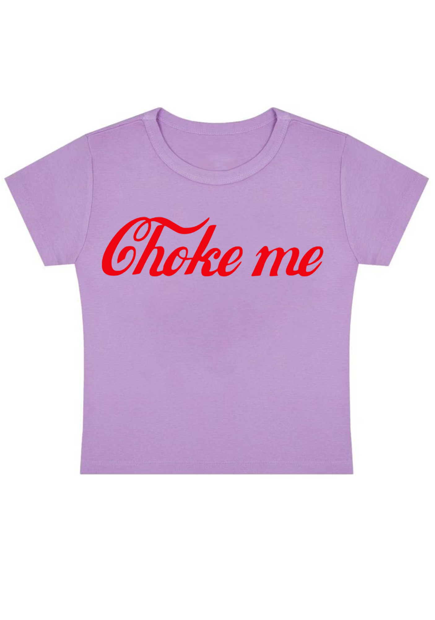 Choke Me Y2K Baby Tee