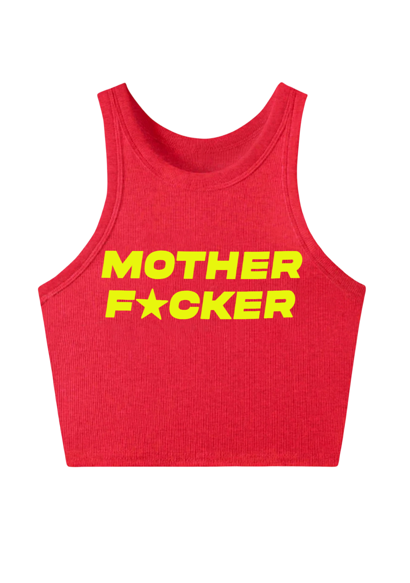 Mother Fxxker Y2K Crop Tank Top