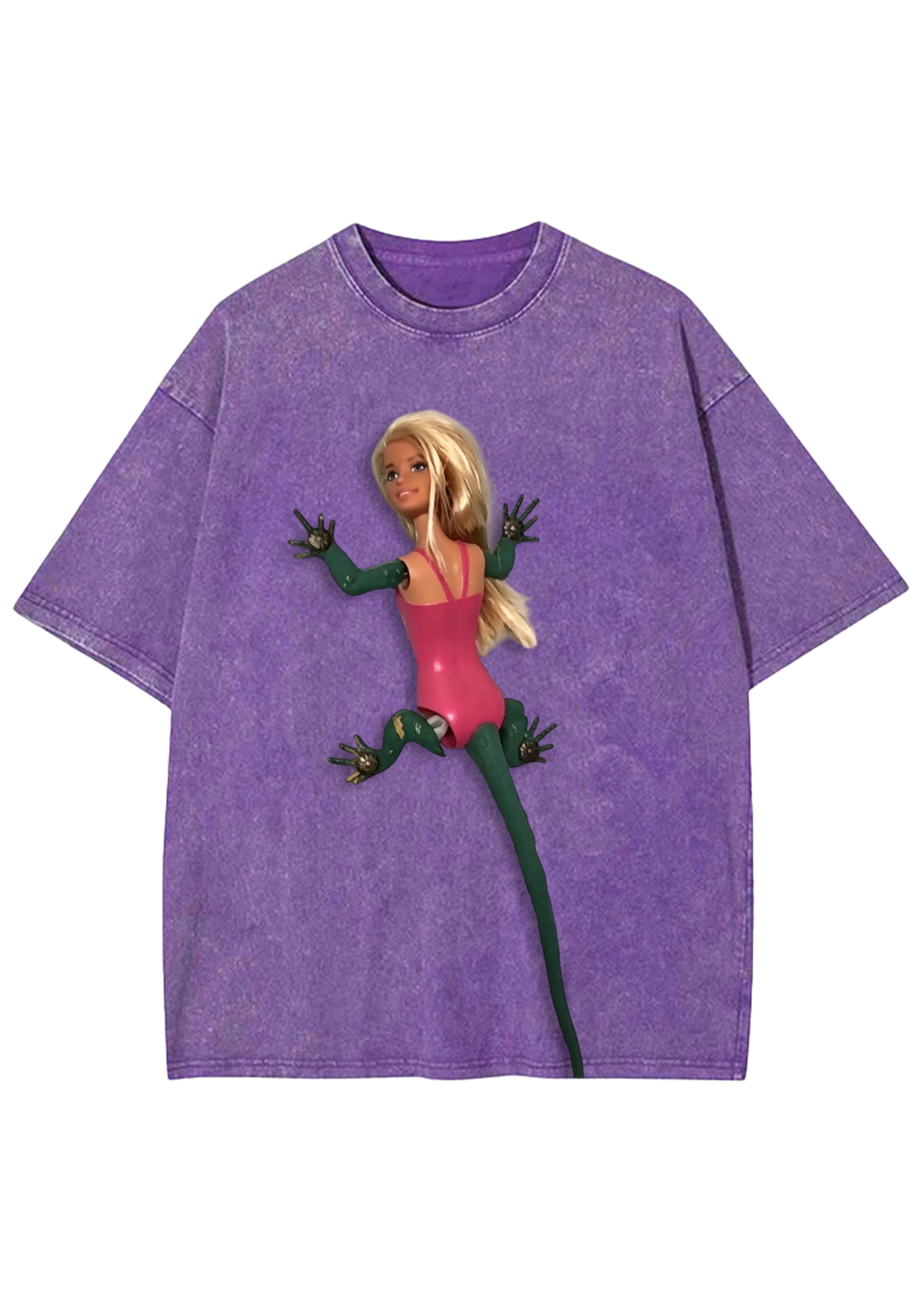 Weird Lizard Barbie Hybrid Doll Washed Tee