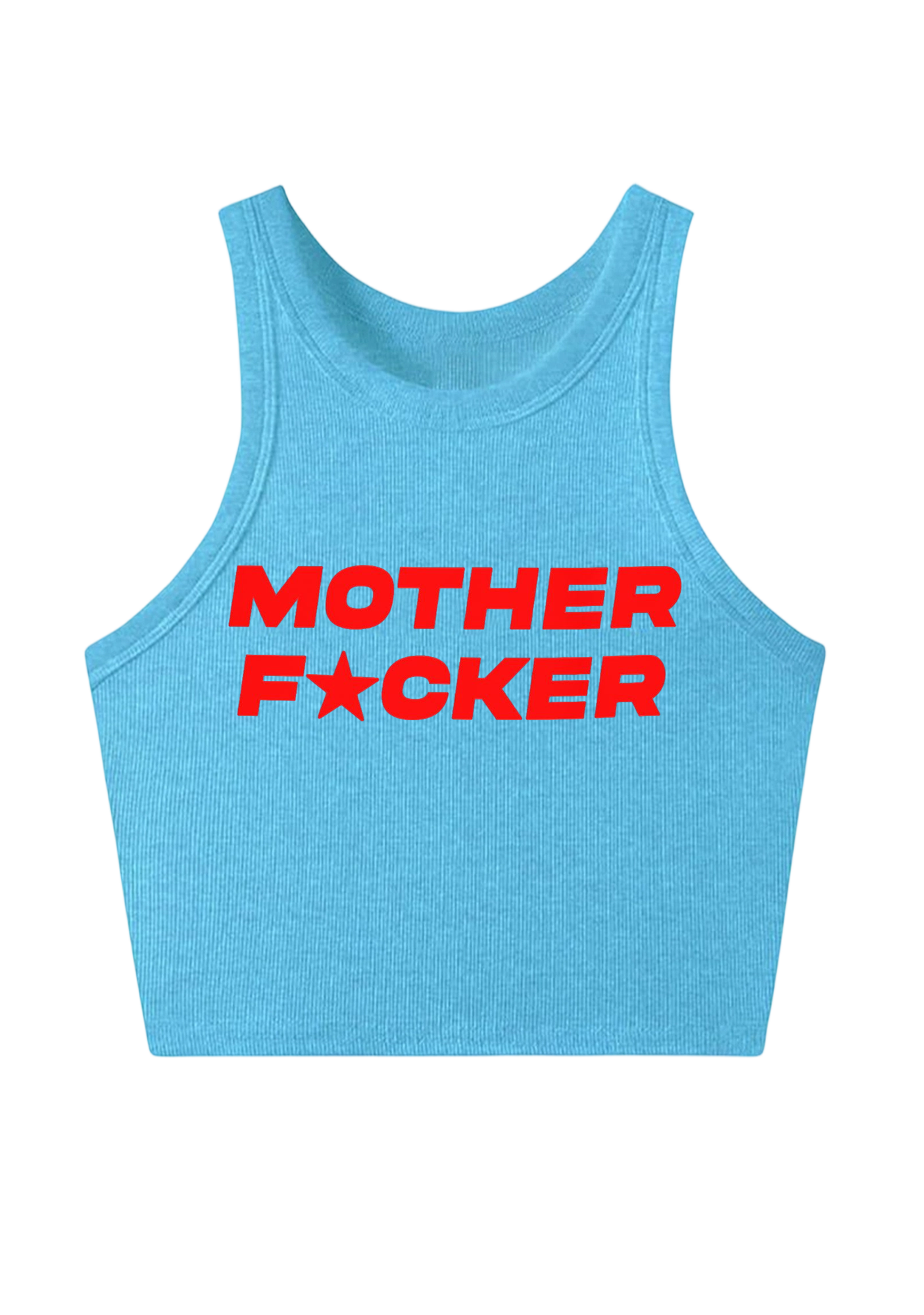 Mother Fxxker Y2K Crop Tank Top