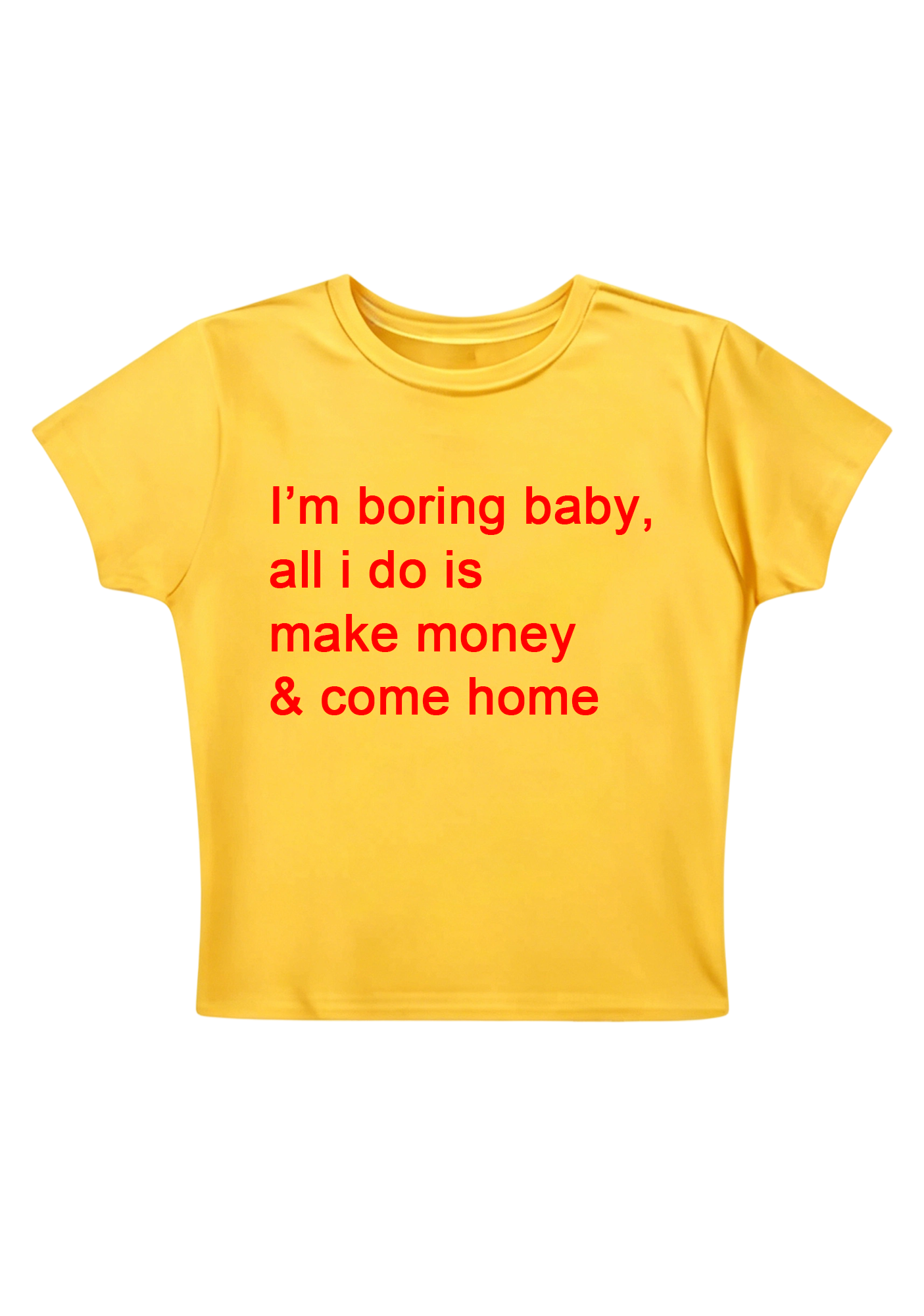 I'm Boring Baby Y2K Baby Tee