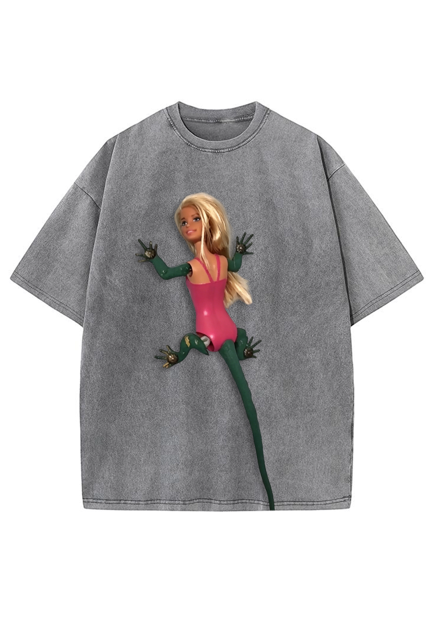 Weird Lizard Barbie Hybrid Doll Washed Tee