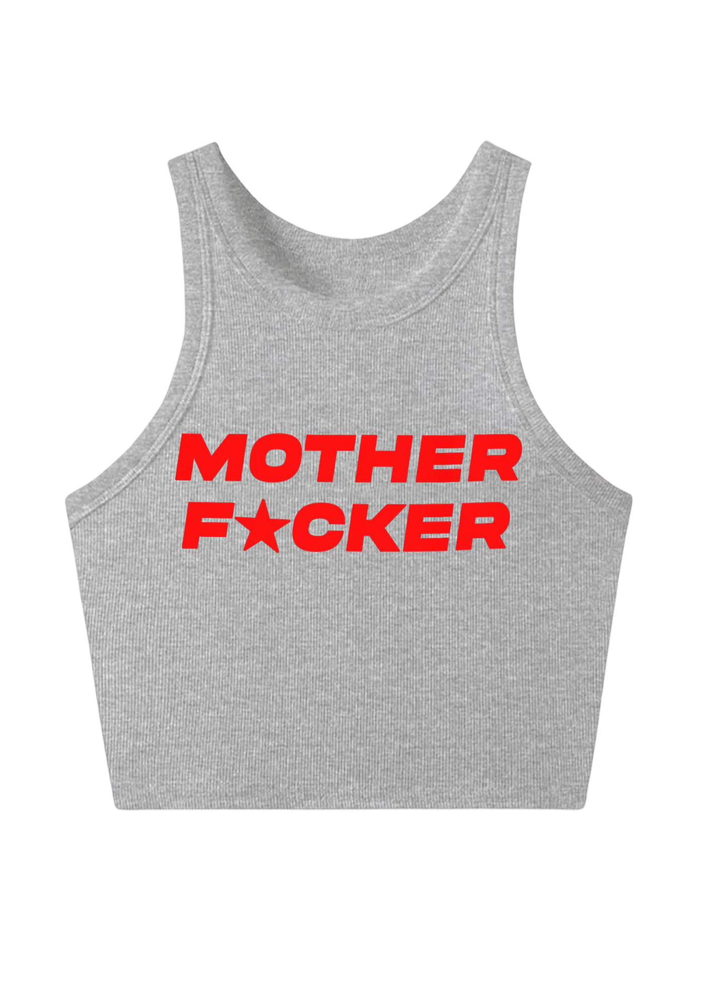 Mother Fxxker Y2K Crop Tank Top