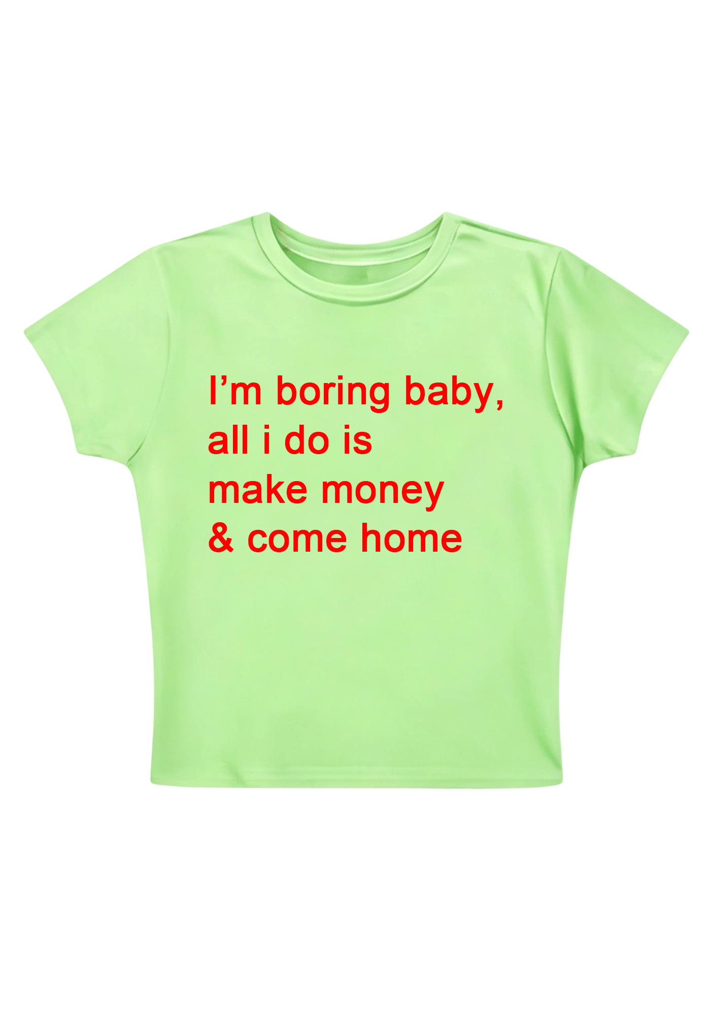 I'm Boring Baby Y2K Baby Tee