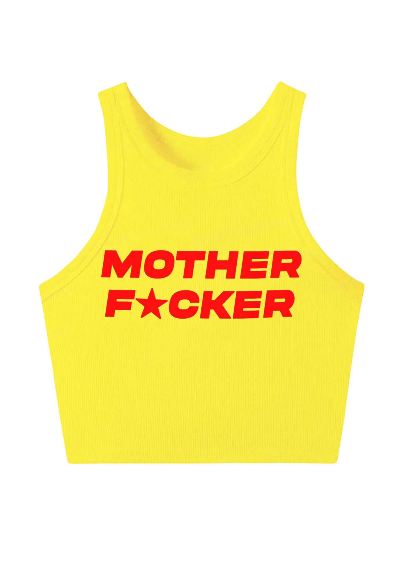 Mother Fxxker Y2K Crop Tank Top