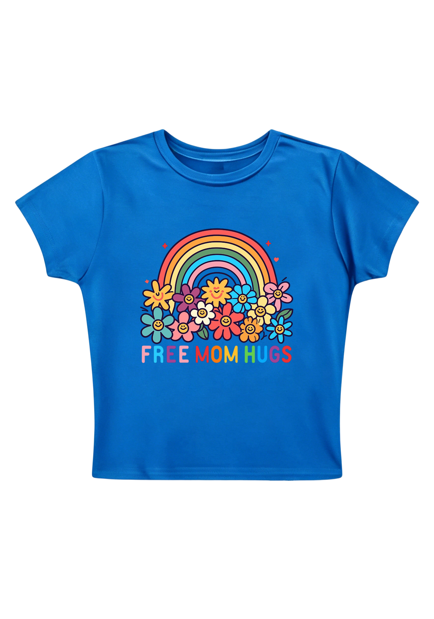 Free Mom Hugs Y2K Baby Tee
