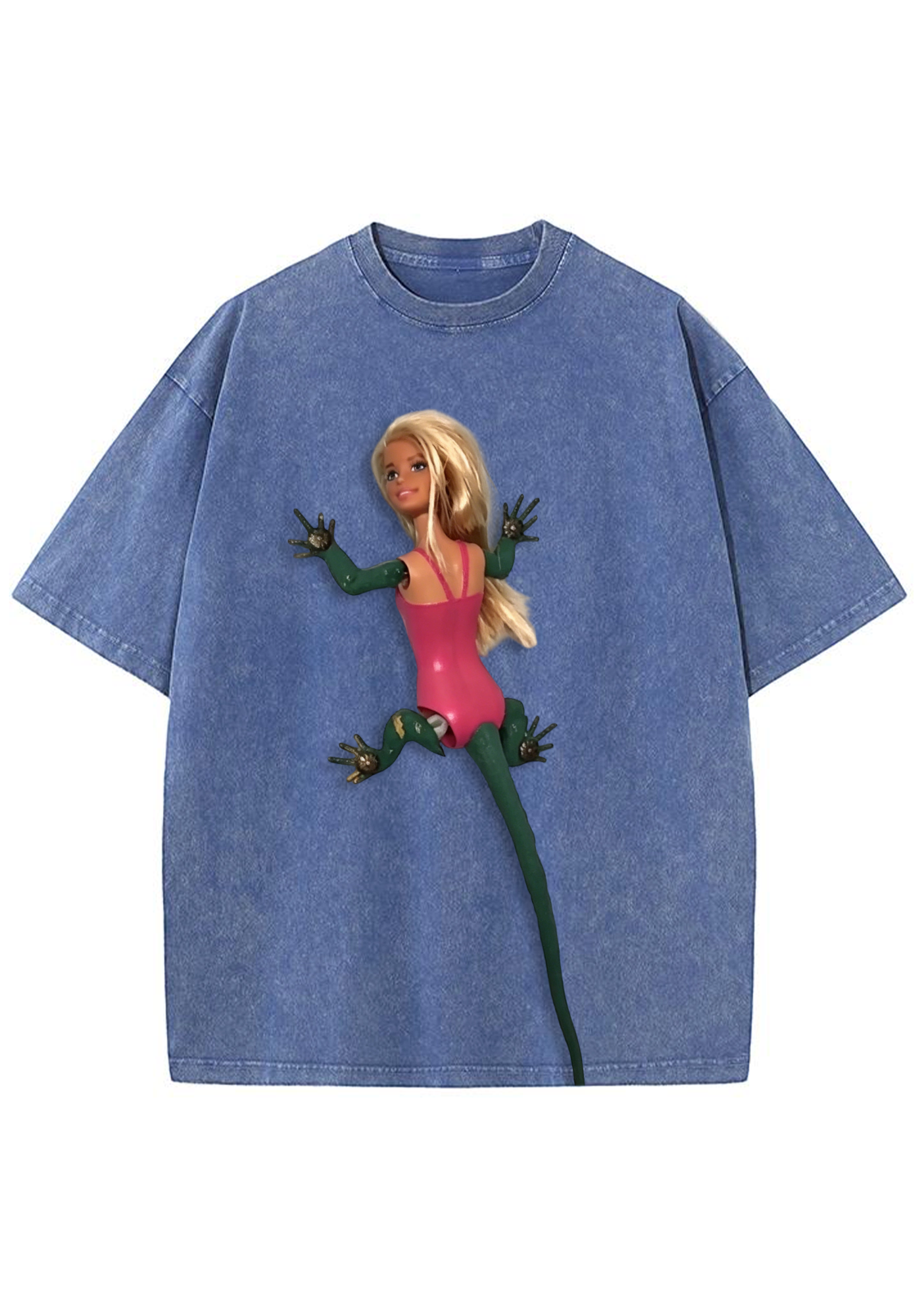 Weird Lizard Barbie Hybrid Doll Washed Tee