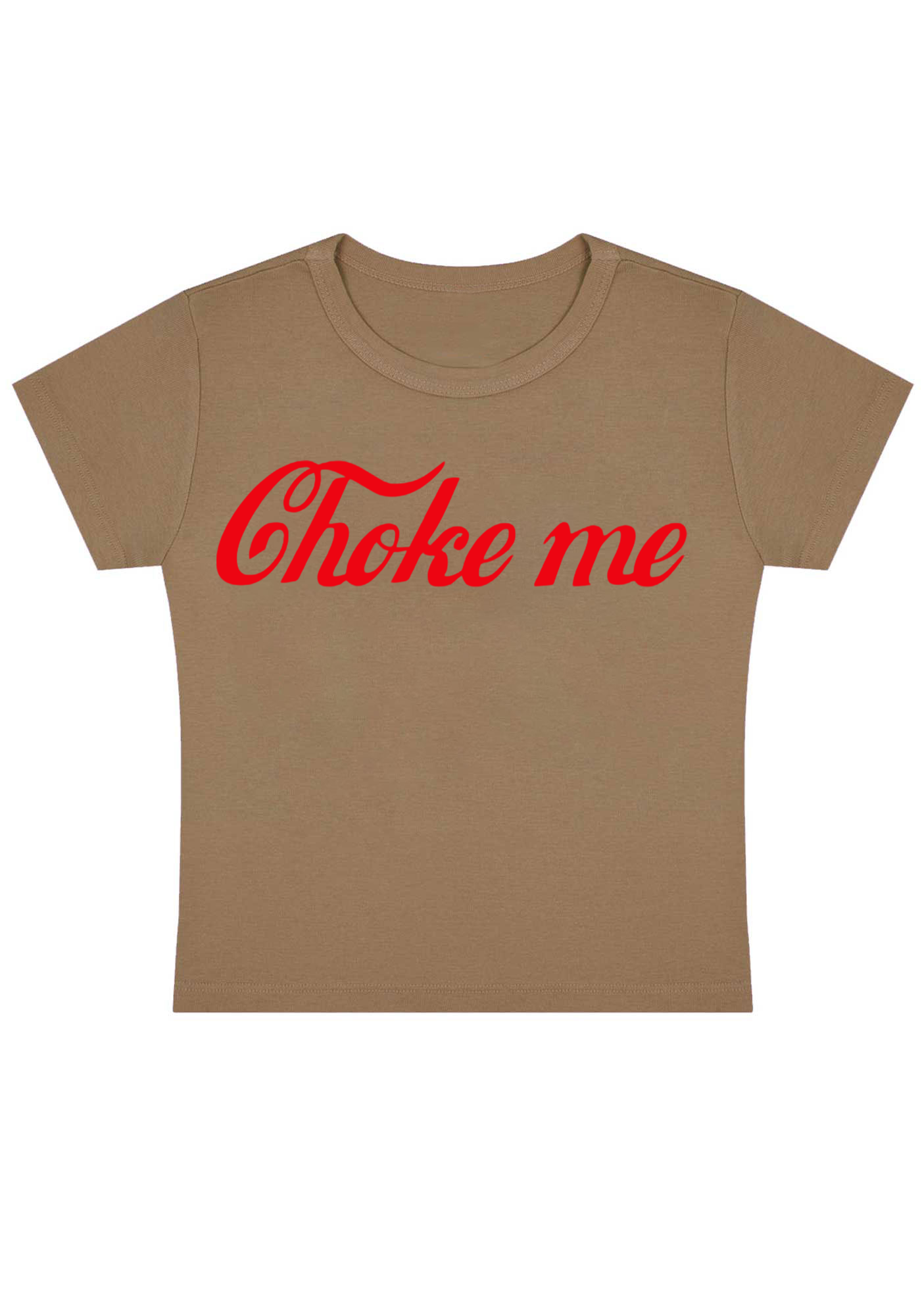 Choke Me Y2K Baby Tee
