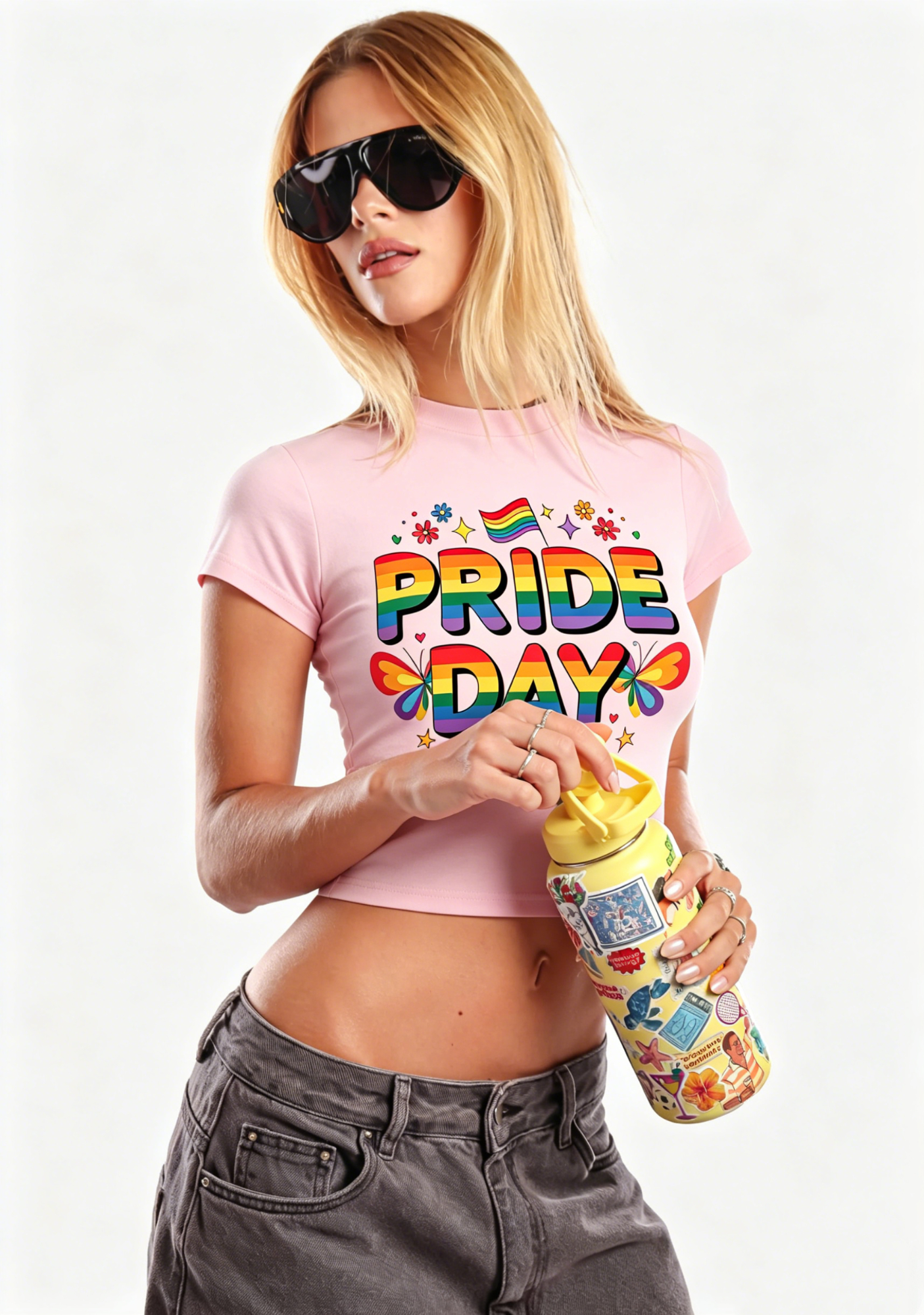 Pride Day Y2K Baby Tee