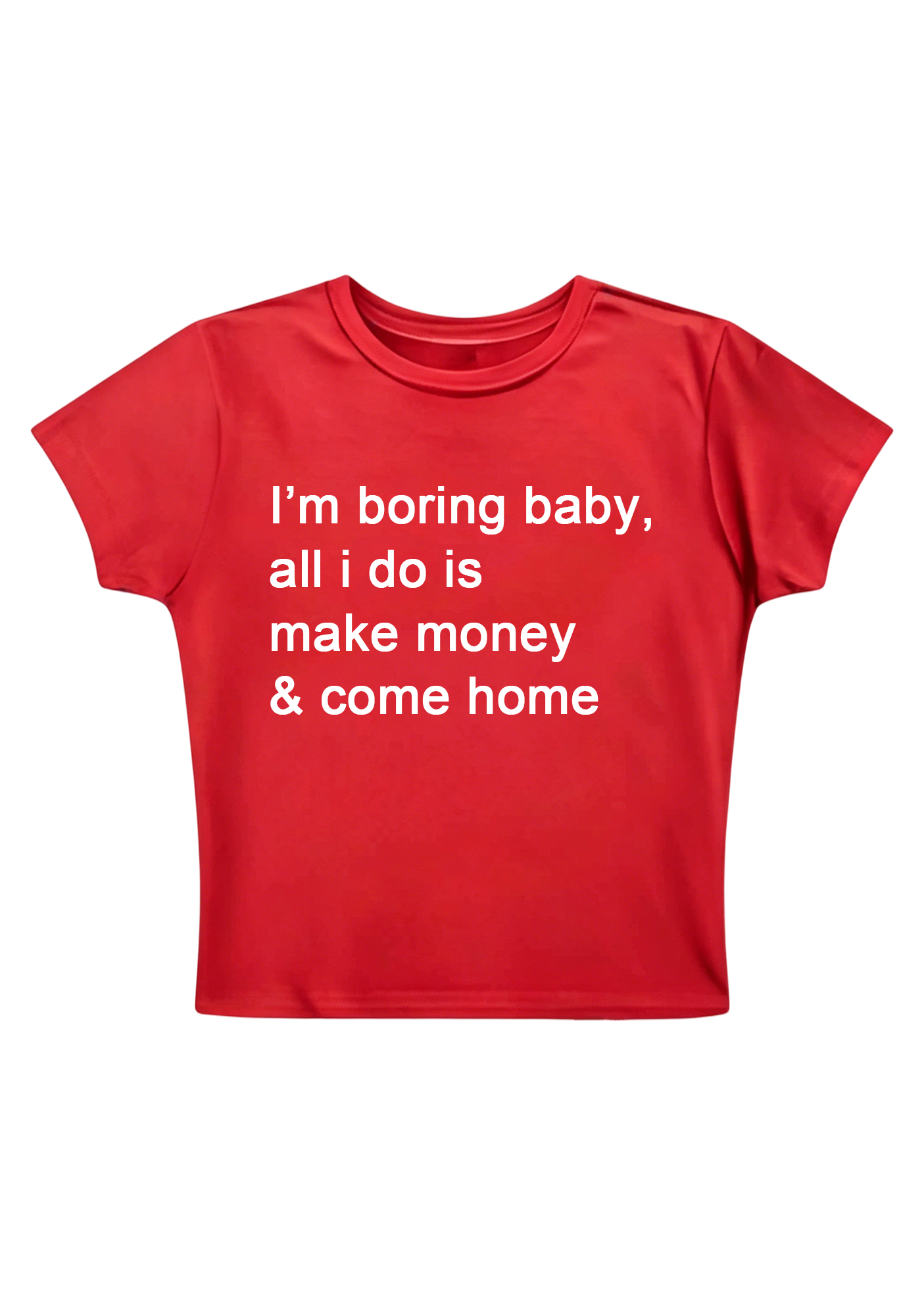 I'm Boring Baby Y2K Baby Tee