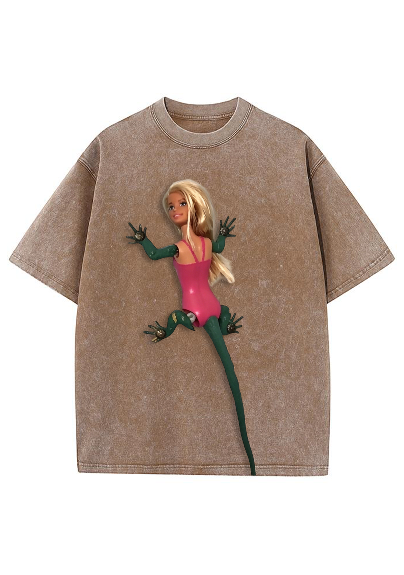 Weird Lizard Barbie Hybrid Doll Washed Tee