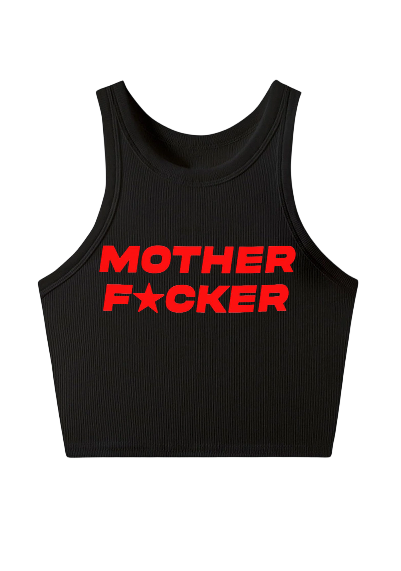 Mother Fxxker Y2K Crop Tank Top