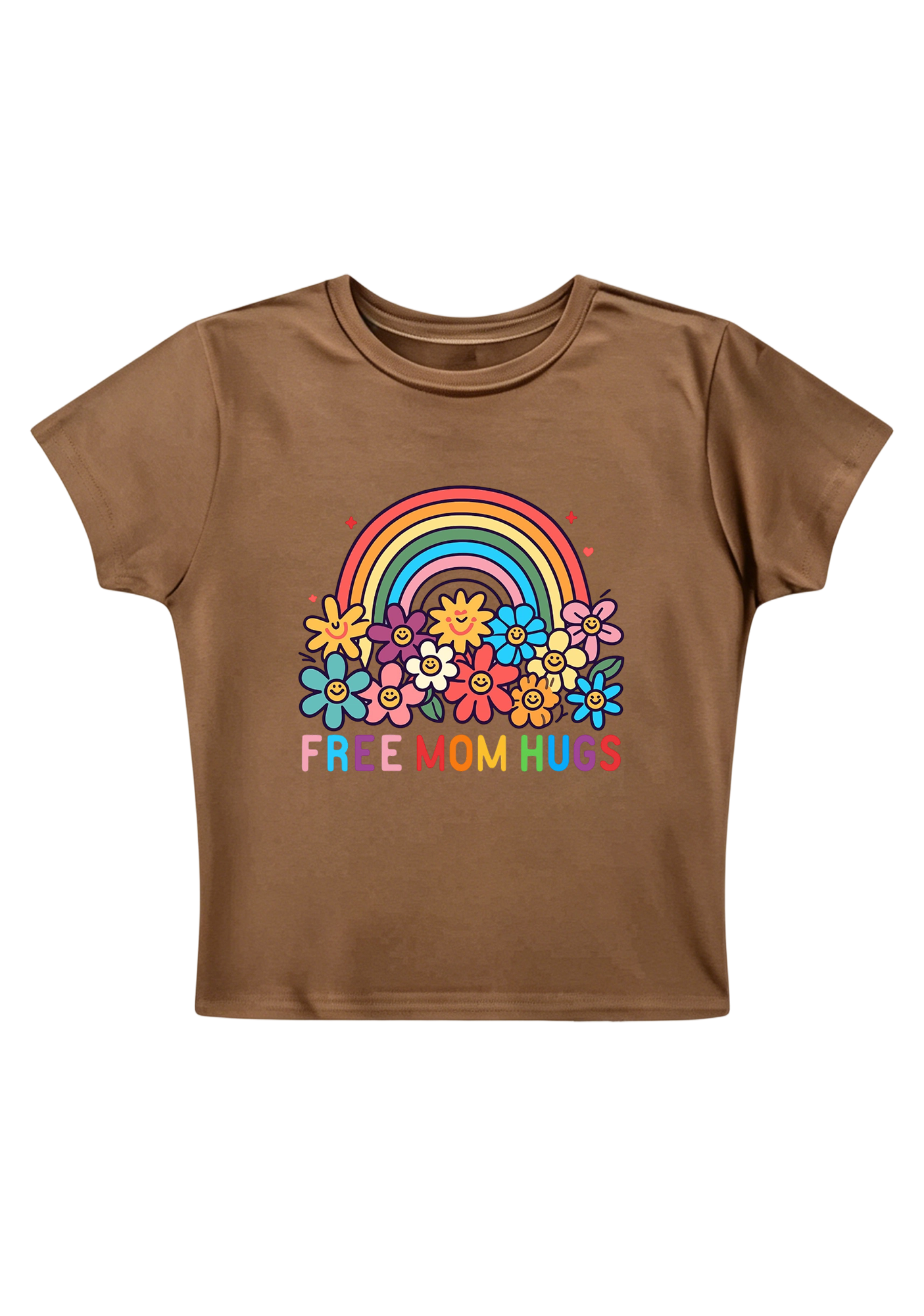 Free Mom Hugs Y2K Baby Tee