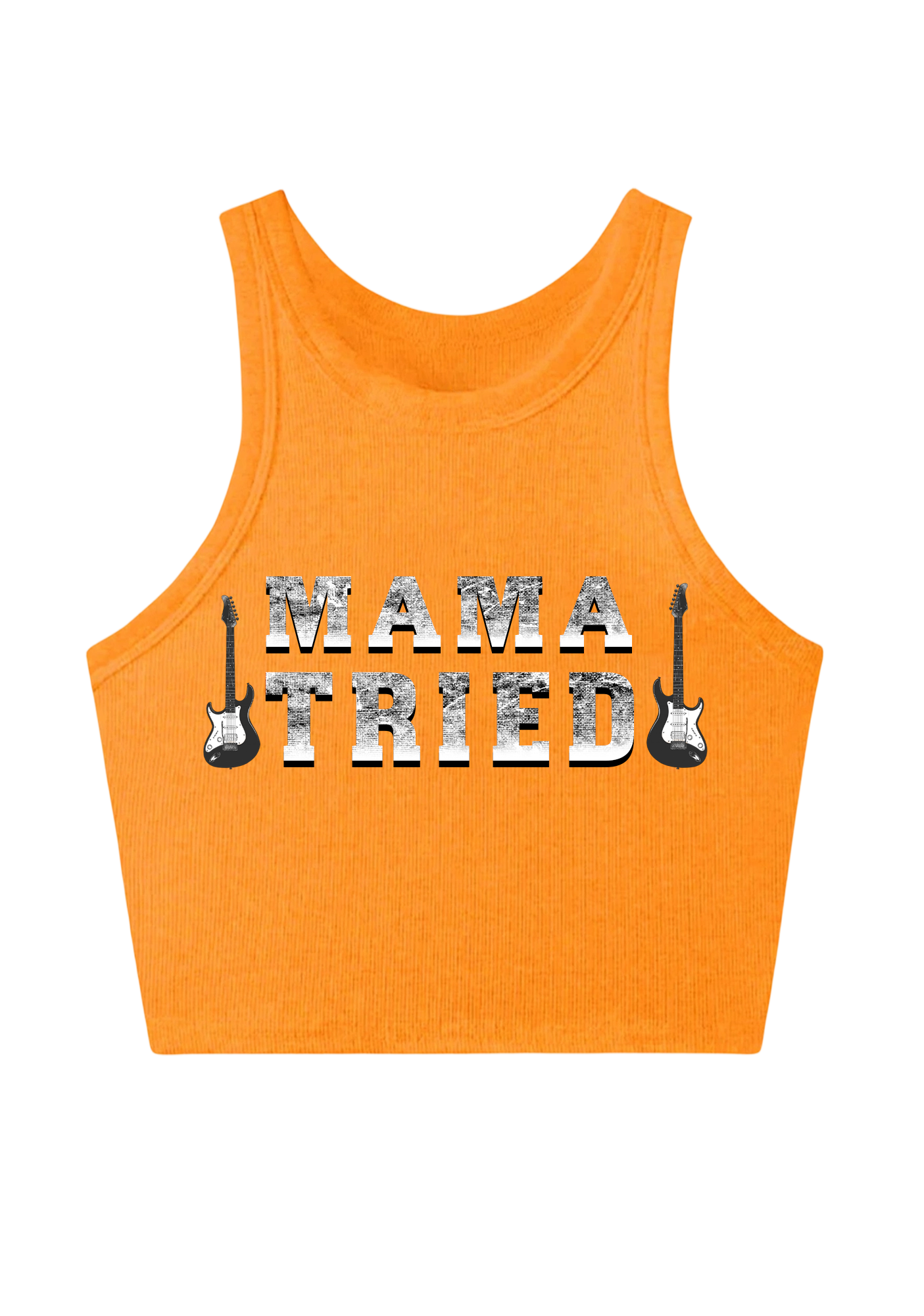 Mama Tried Y2K Crop Tank Top