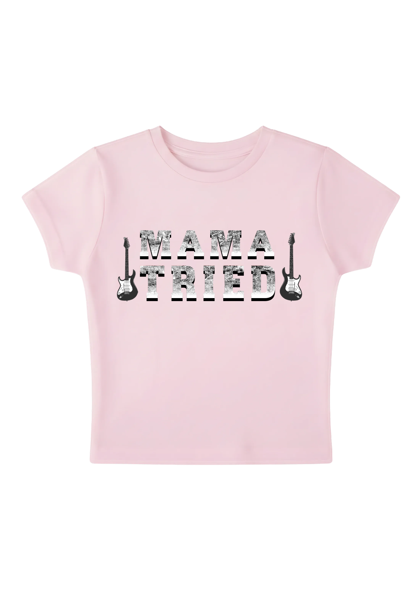 Mama Tried Y2K Baby Tee