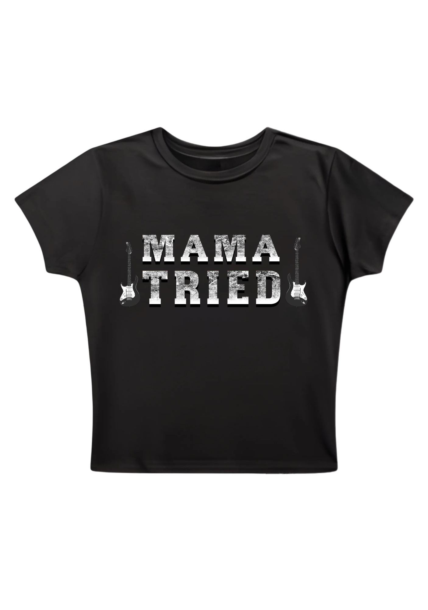 Mama Tried Y2K Baby Tee