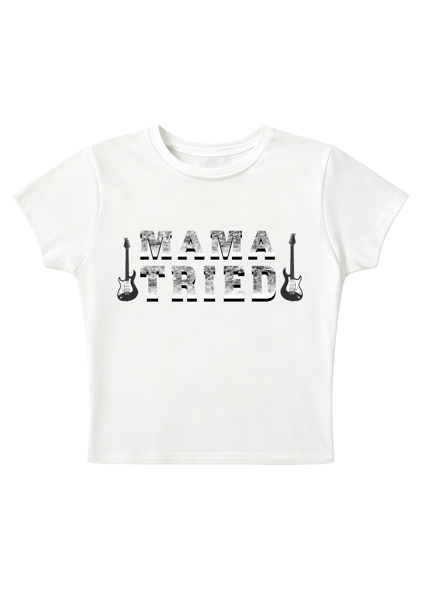 Mama Tried Y2K Baby Tee